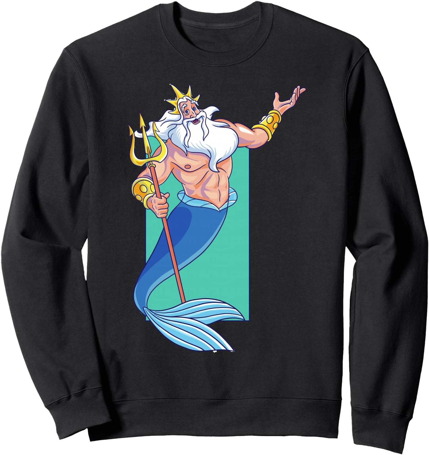 Disney The Little Mermaid King Triton Portrait Sweatshirt