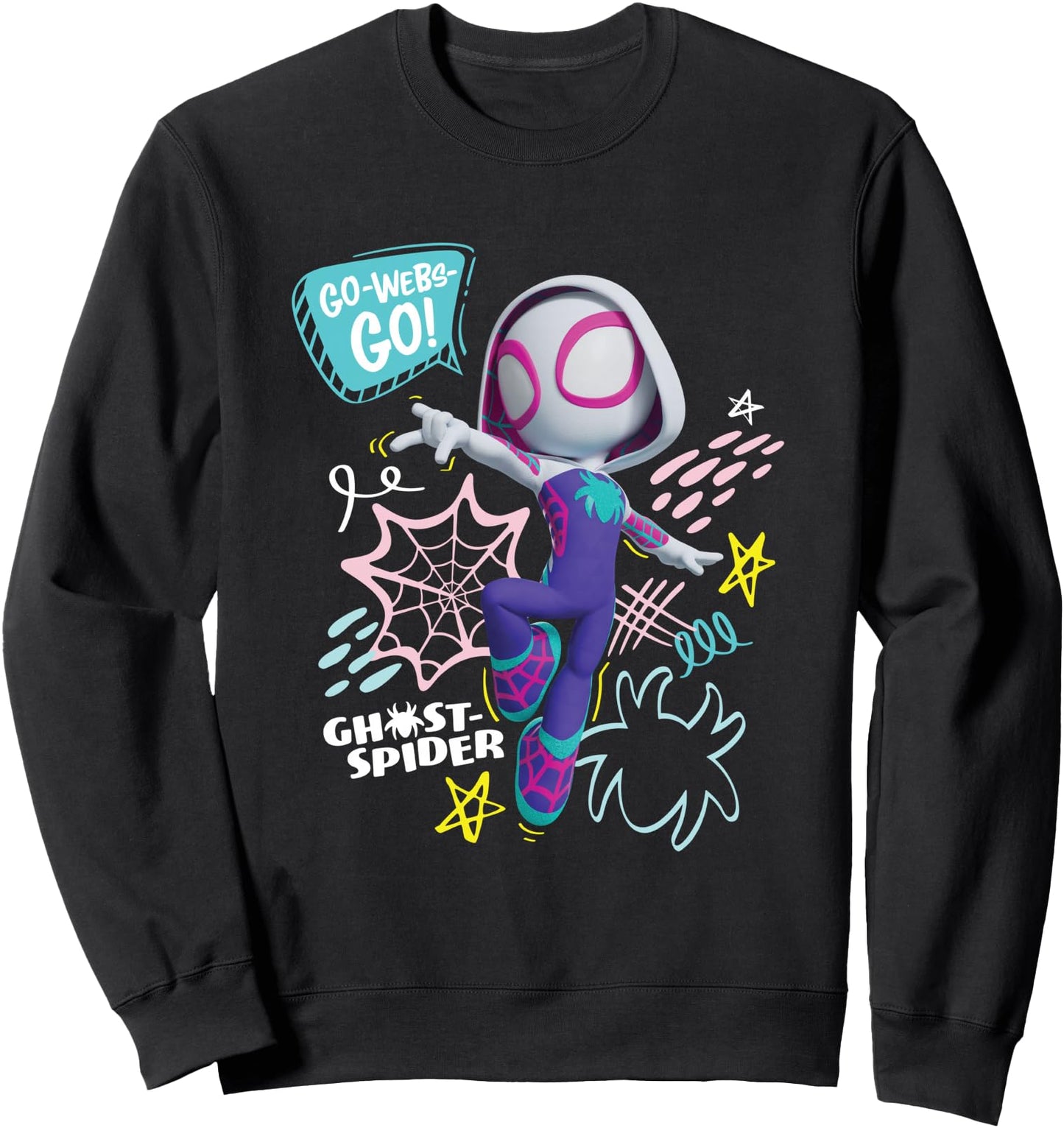 Marvel Spidey And His Amazing Friends Ghost-Spider Go Webs! Sweatshirt