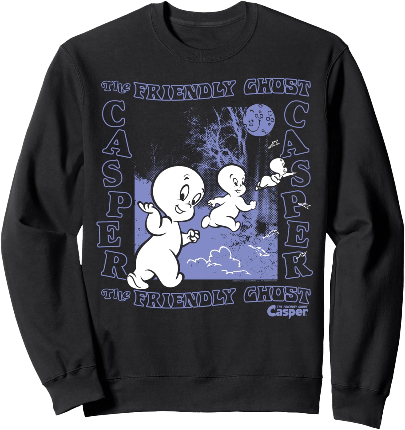 Casper The Friendly Ghost Nighttime Sweatshirt