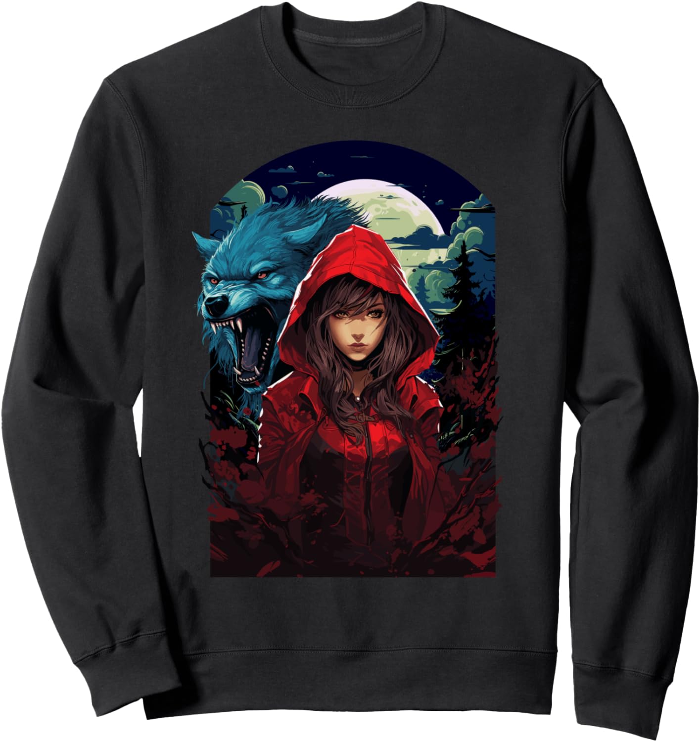 Manga Anime Red Riding Hood Sweatshirt