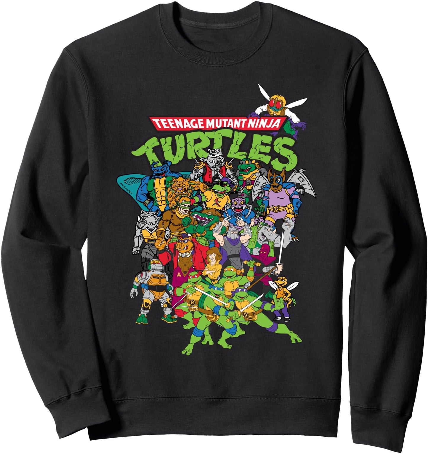Retro TMNT Character Group Sweatshirt Sweatshirt