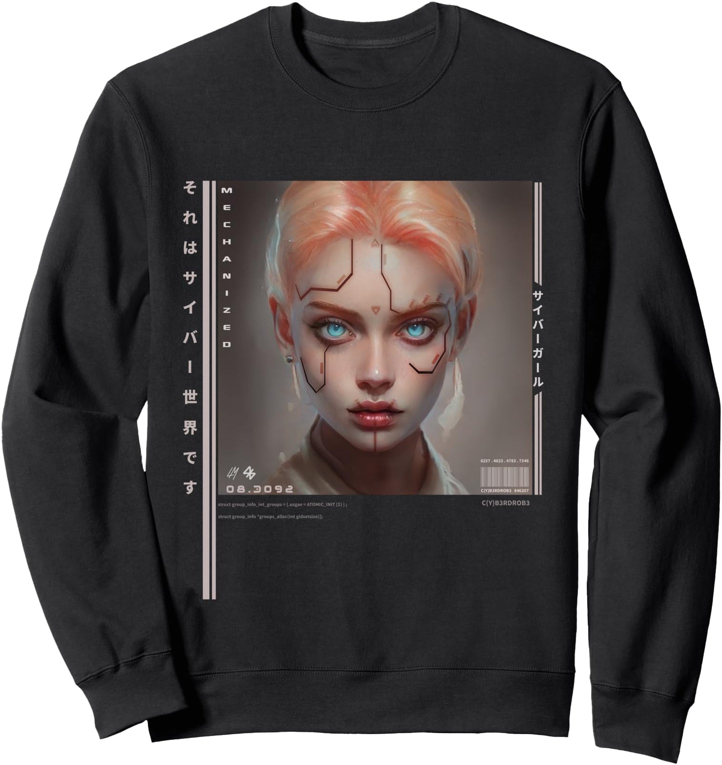 Techwear Japanese Cyber Mechanized Sweatshirt