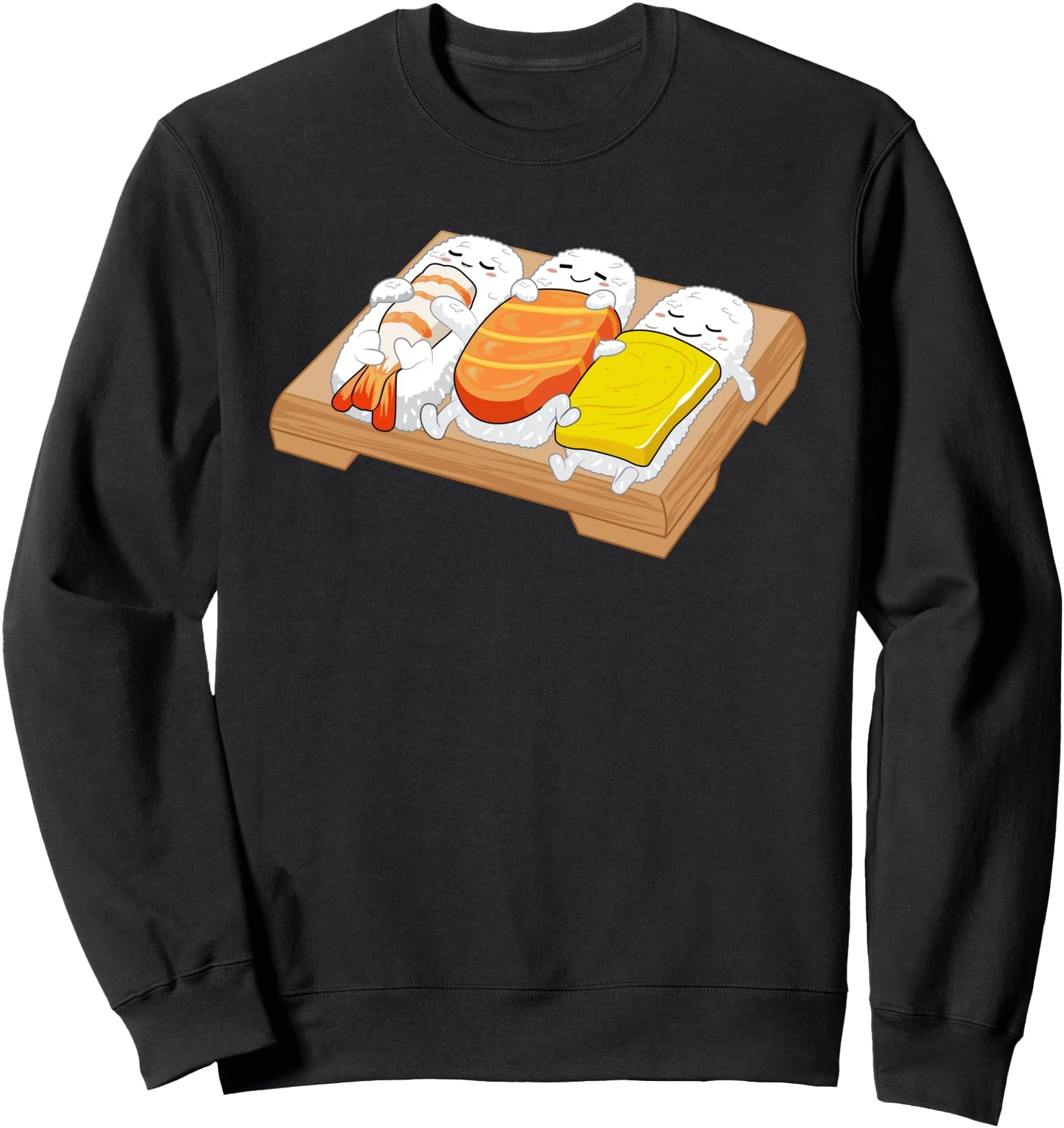 Sleeping Sushi Shirt Love Sushi Rolls Funny Japanese Food Sweatshirt