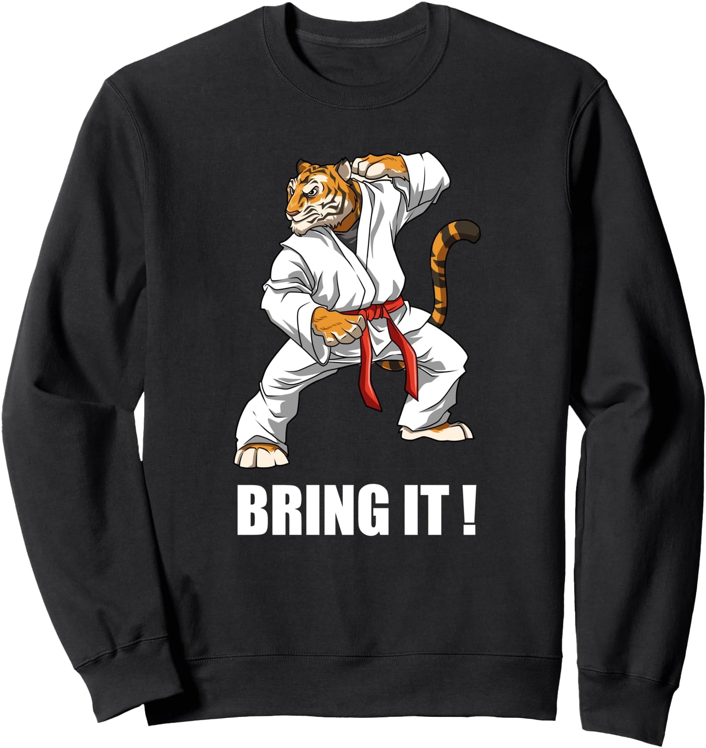 Funny Karate Tiger - Karate Japanese Martial Arts Sweatshirt