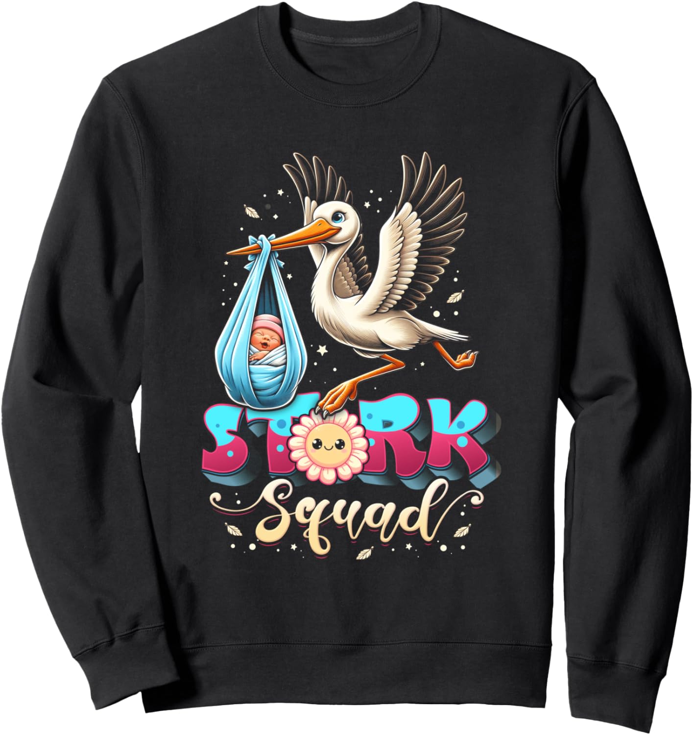 Nursing Stork Squad Labor And Delivery Nurse Midwives Sweatshirt