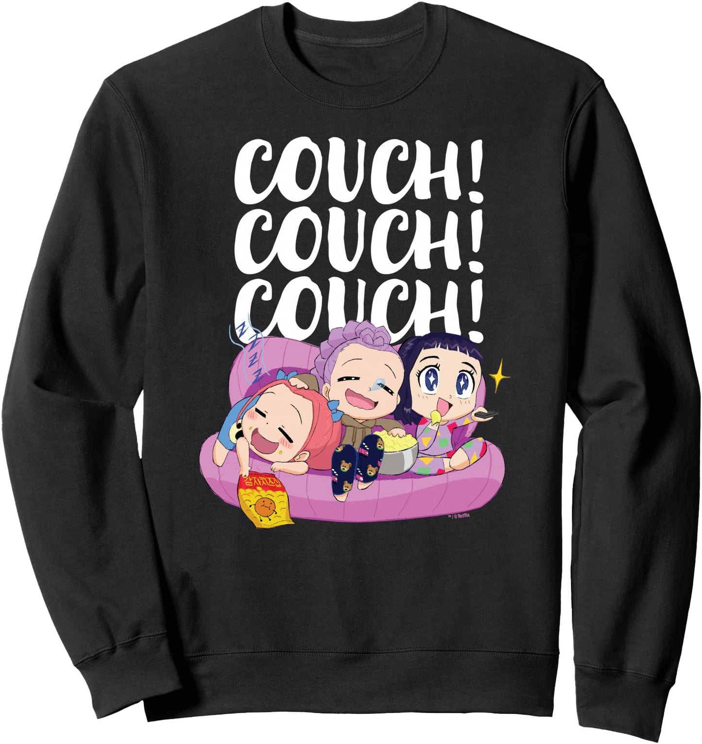 KPop Demon Hunters Couch! Couch! Couch! Officially Licensed Sweatshirt