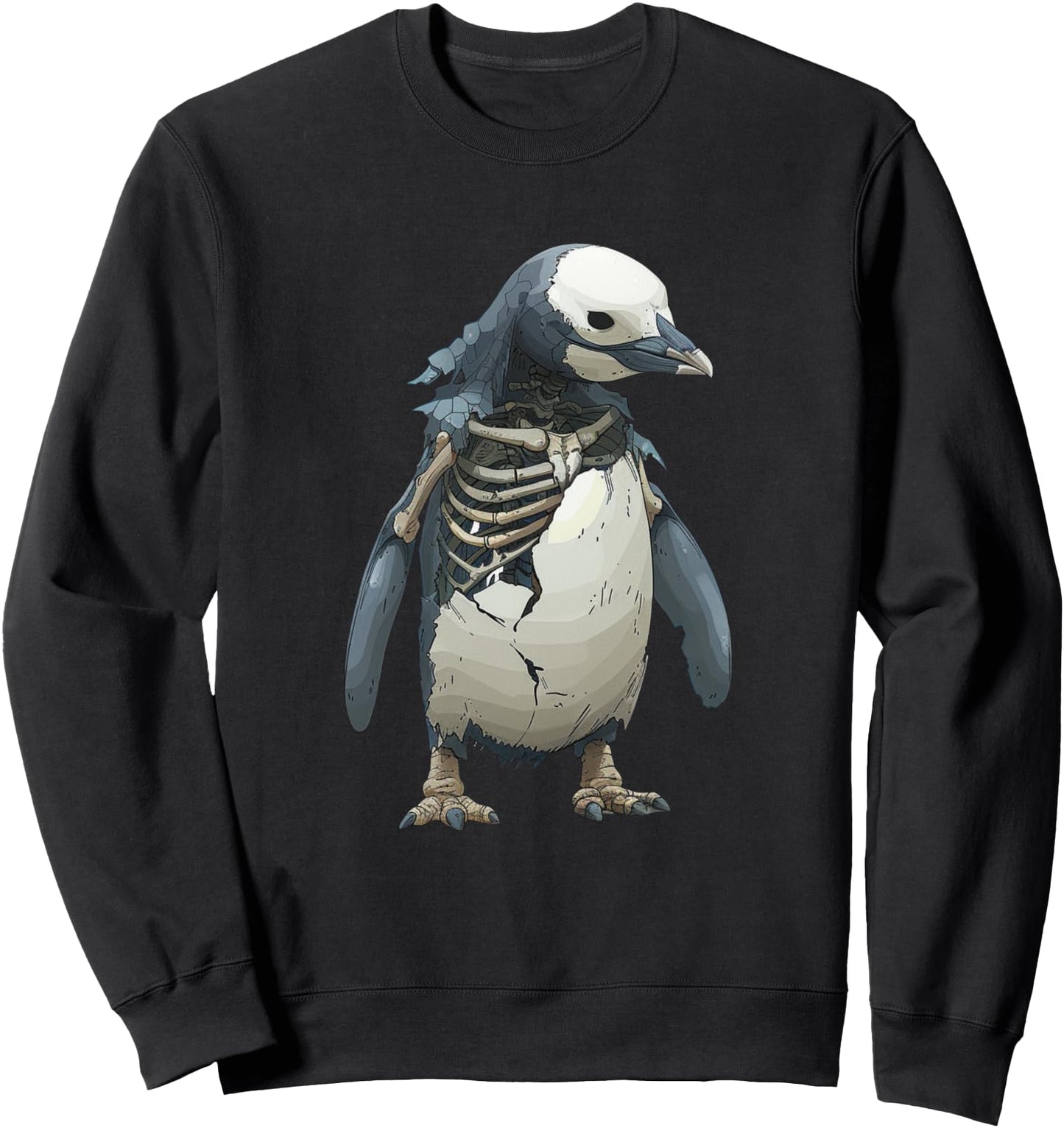 Skeleton Penguin - Penguin Halloween Sweatshirt