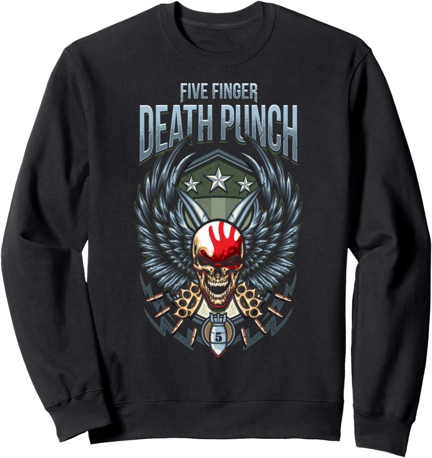 5FDP - Winged Skull Sweatshirt