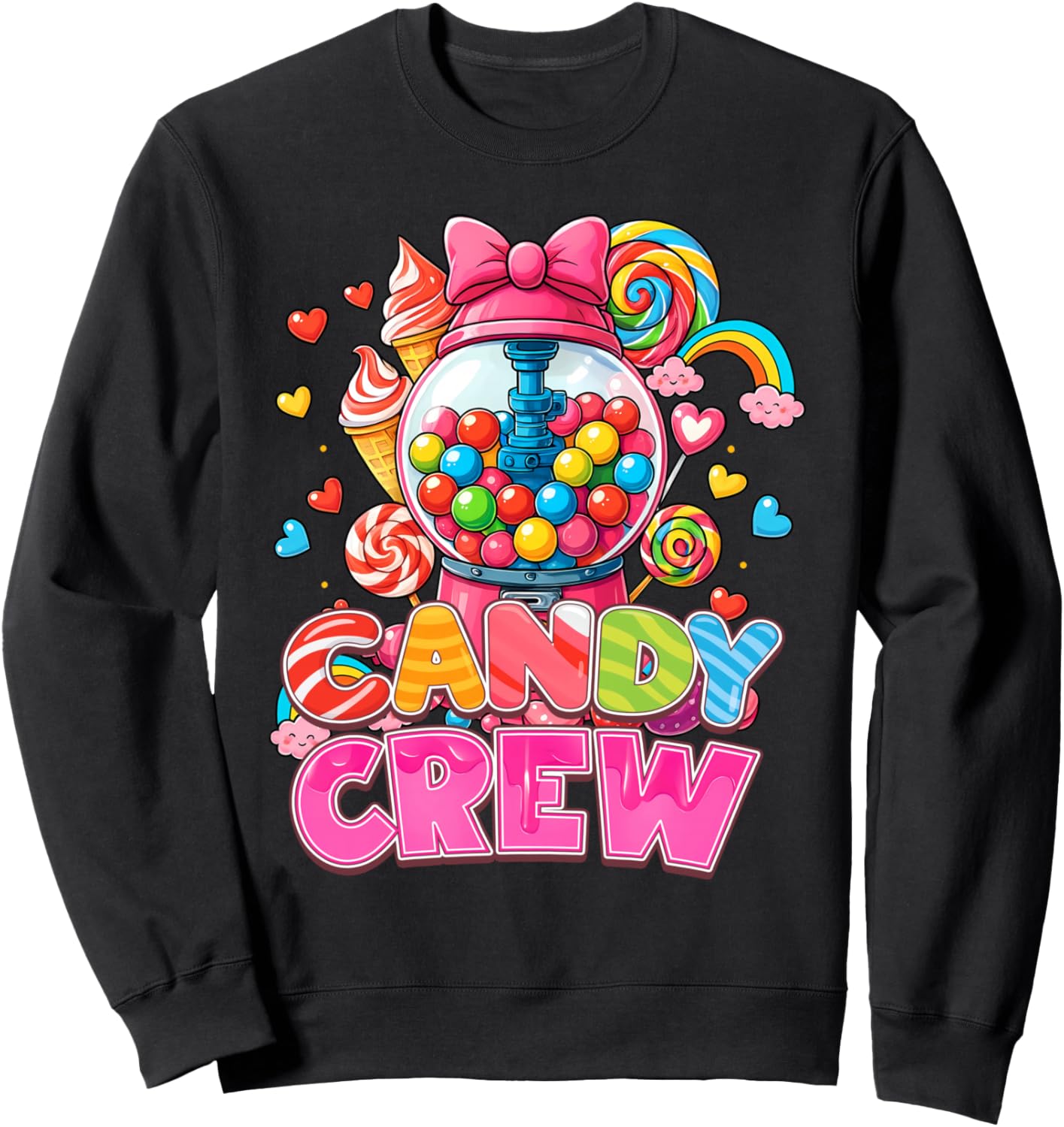 Candy Crew Candy Costume Women Candy Land Kids Sweetie Sweatshirt
