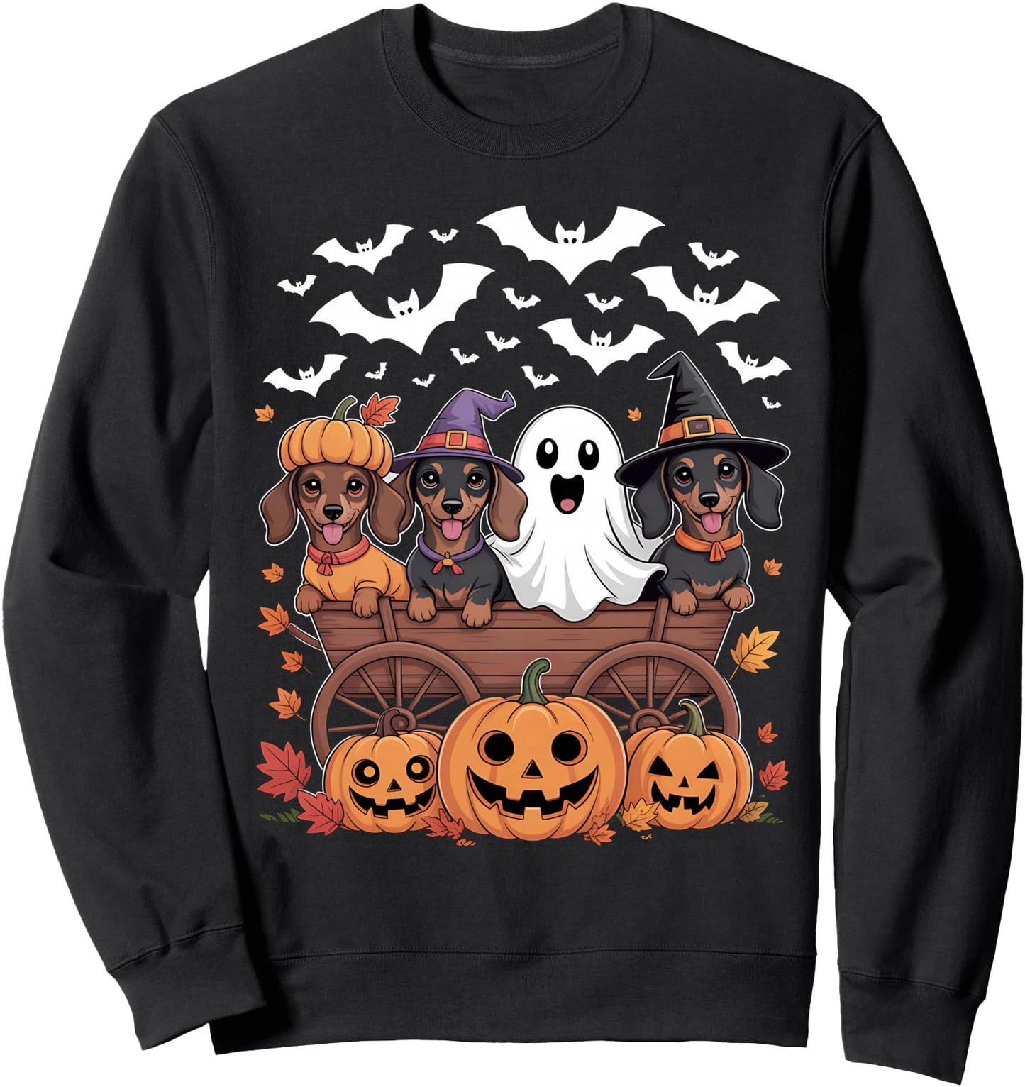 Dachshund Halloween Dog Funny Halloween Dogs Lover Sweatshirt
