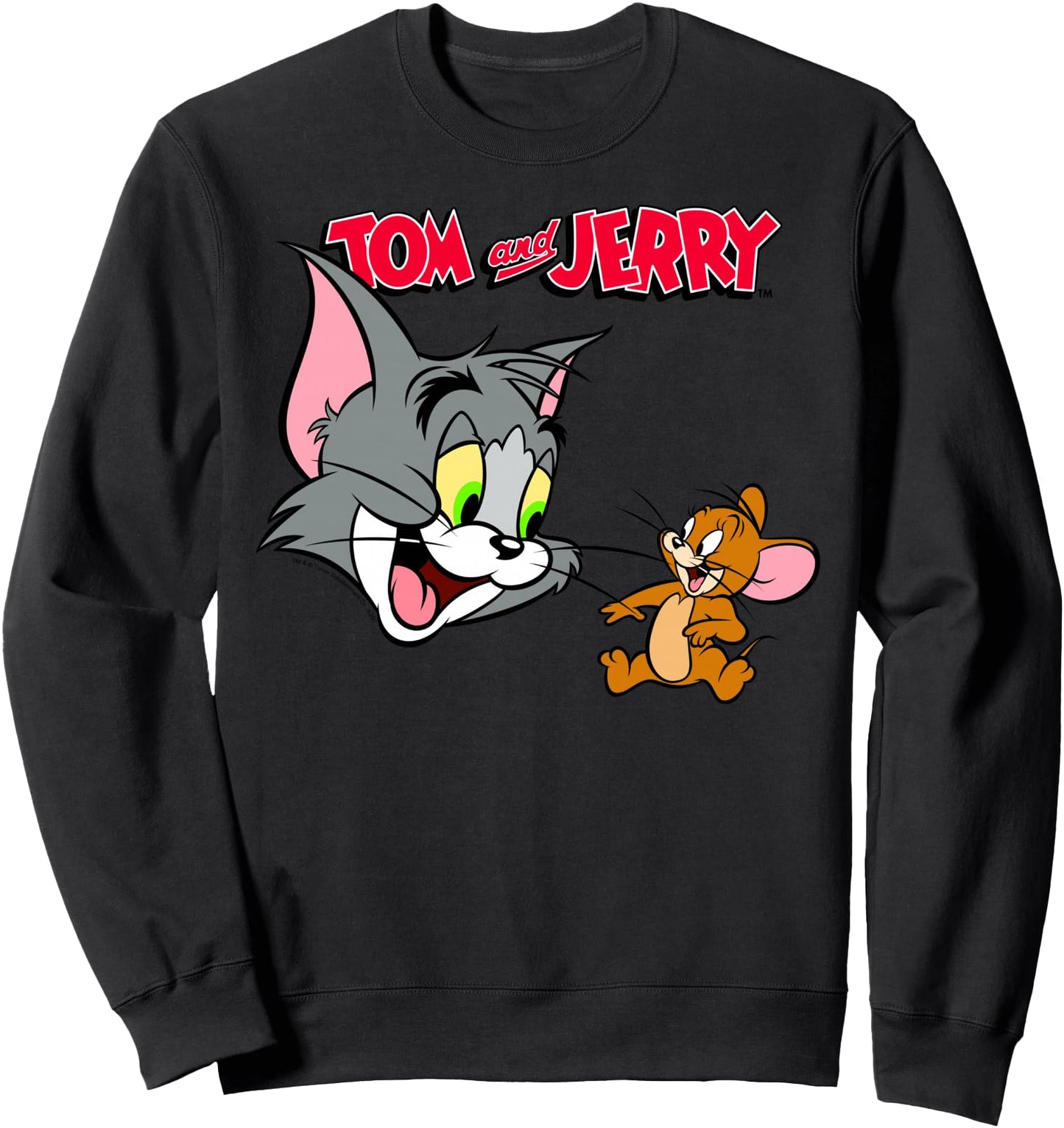 Tom And Jerry Logo Portrait Sweatshirt