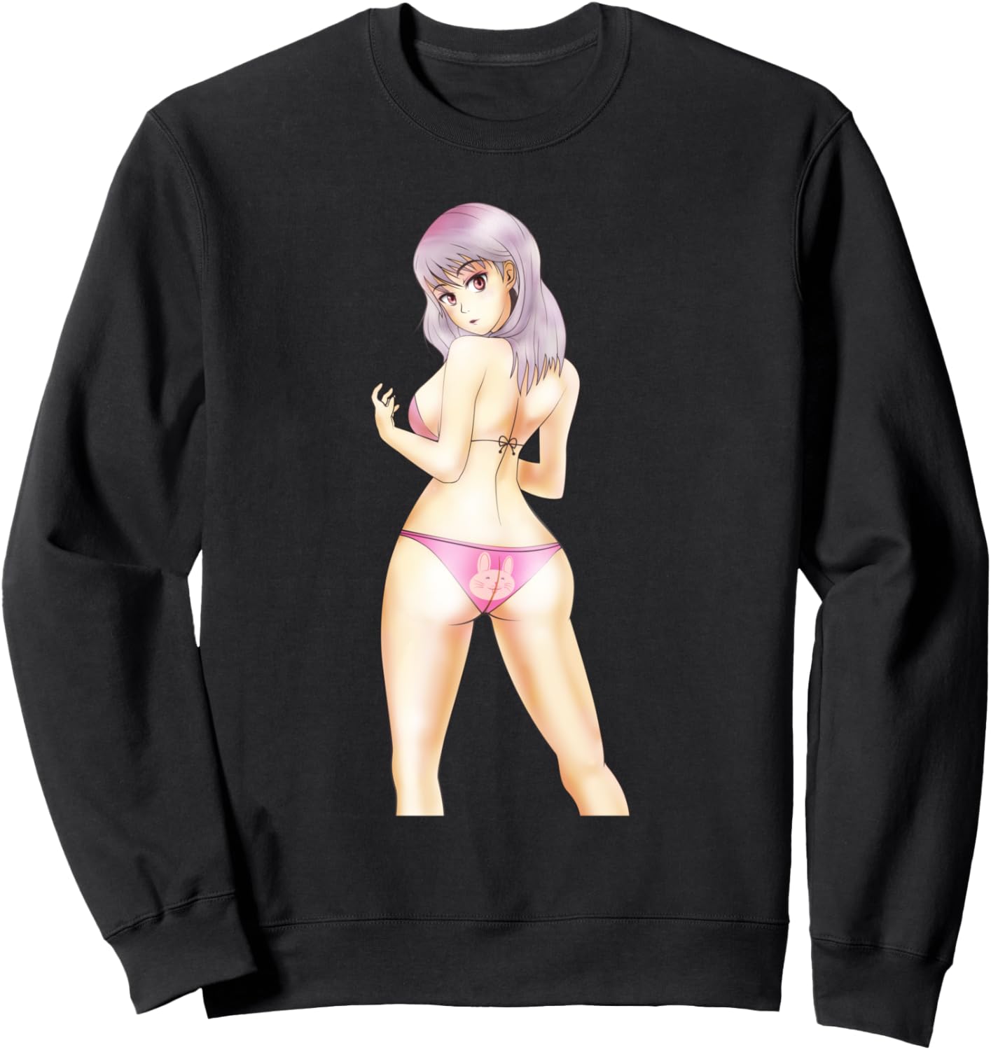 Lewd Japanese Anime Girl - Sexy Anime Sweatshirt