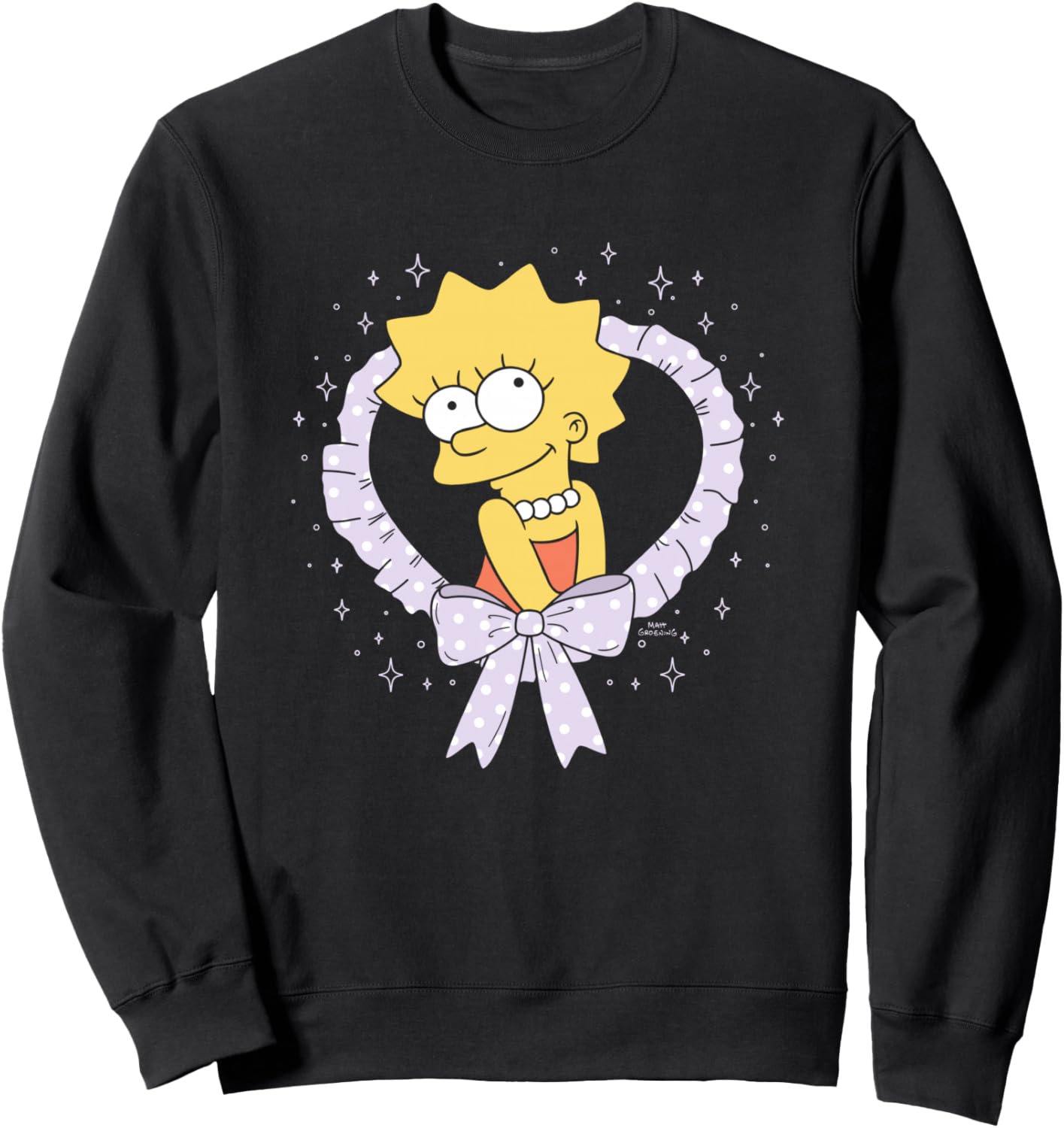 The Simpsons Valentine's Day Sweet Lisa Heart Sweatshirt