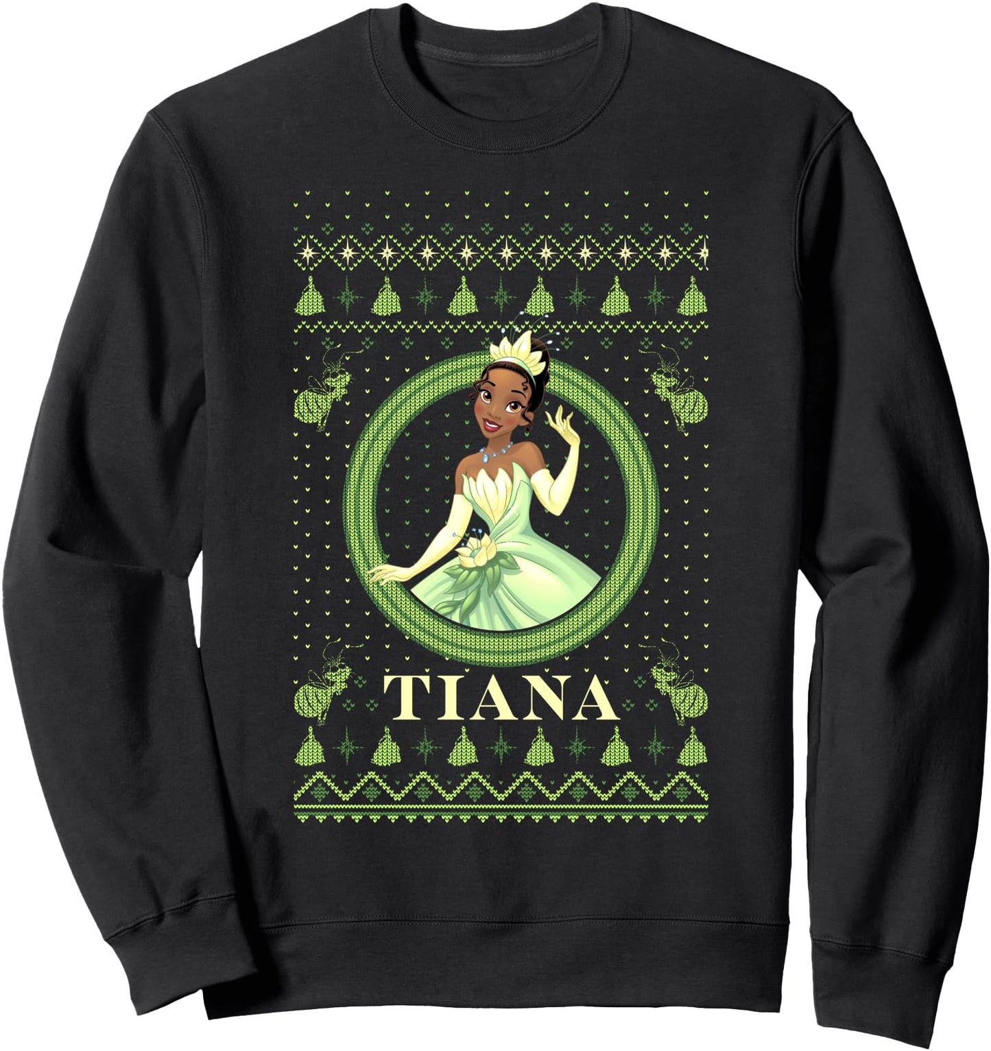 Disney The Princess and the Frog Tiana Christmas Sweater Sweatshirt