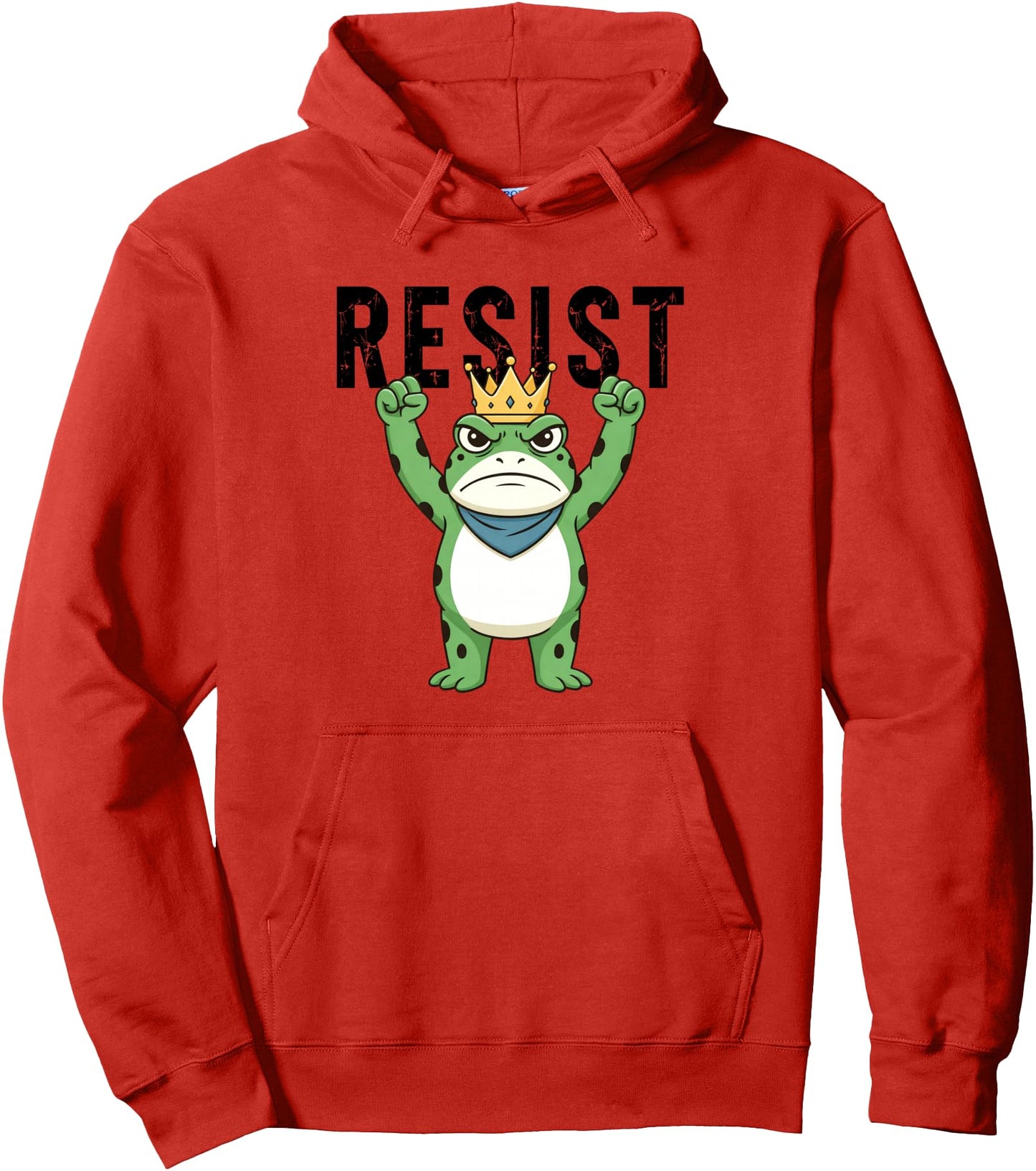 Frog Resist Portland Frog Protest - Portland Frog Activist Pullover Hoodie