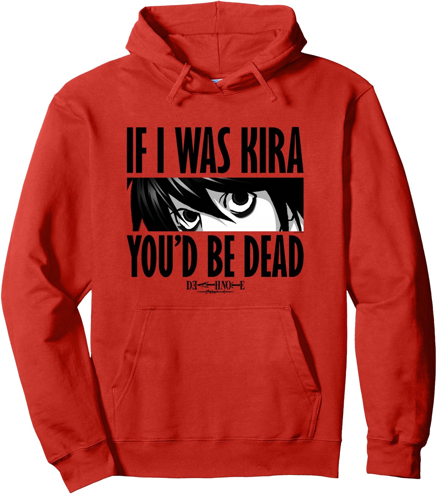 Death Note If I was Kira L Eyes Anime Pullover Hoodie