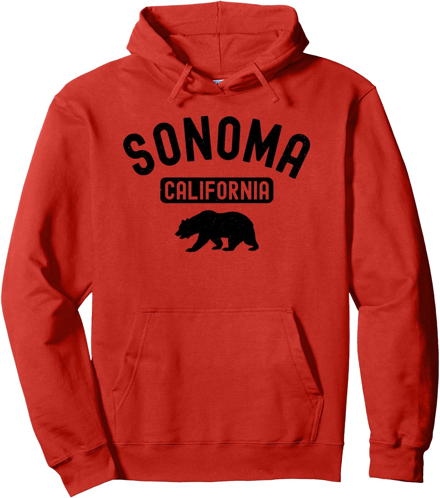 Sonoma California Bear Wine Country Tasting Valley Love Napa Pullover Hoodie