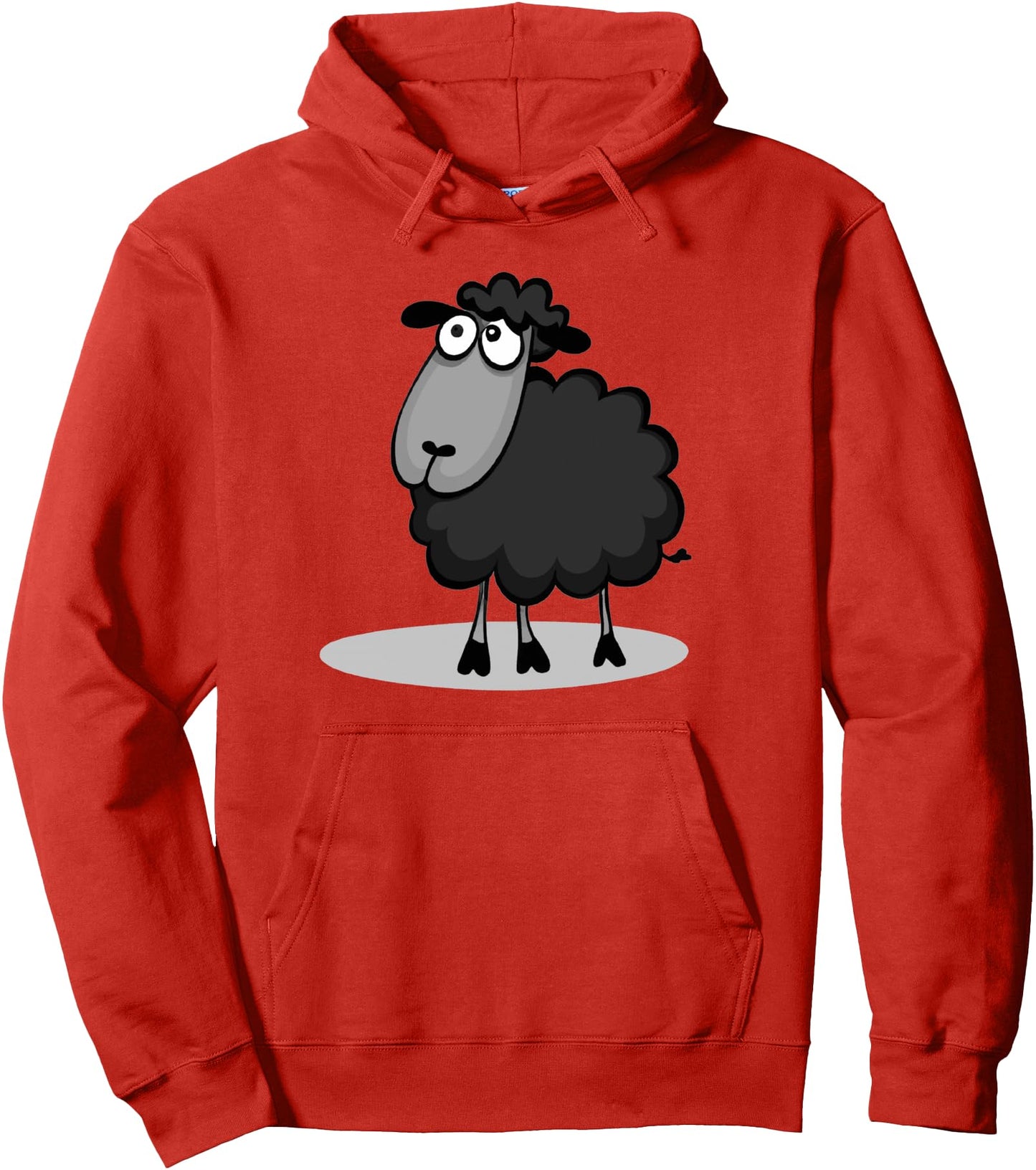 Confused Black Sheep Funny Pullover Hoodie