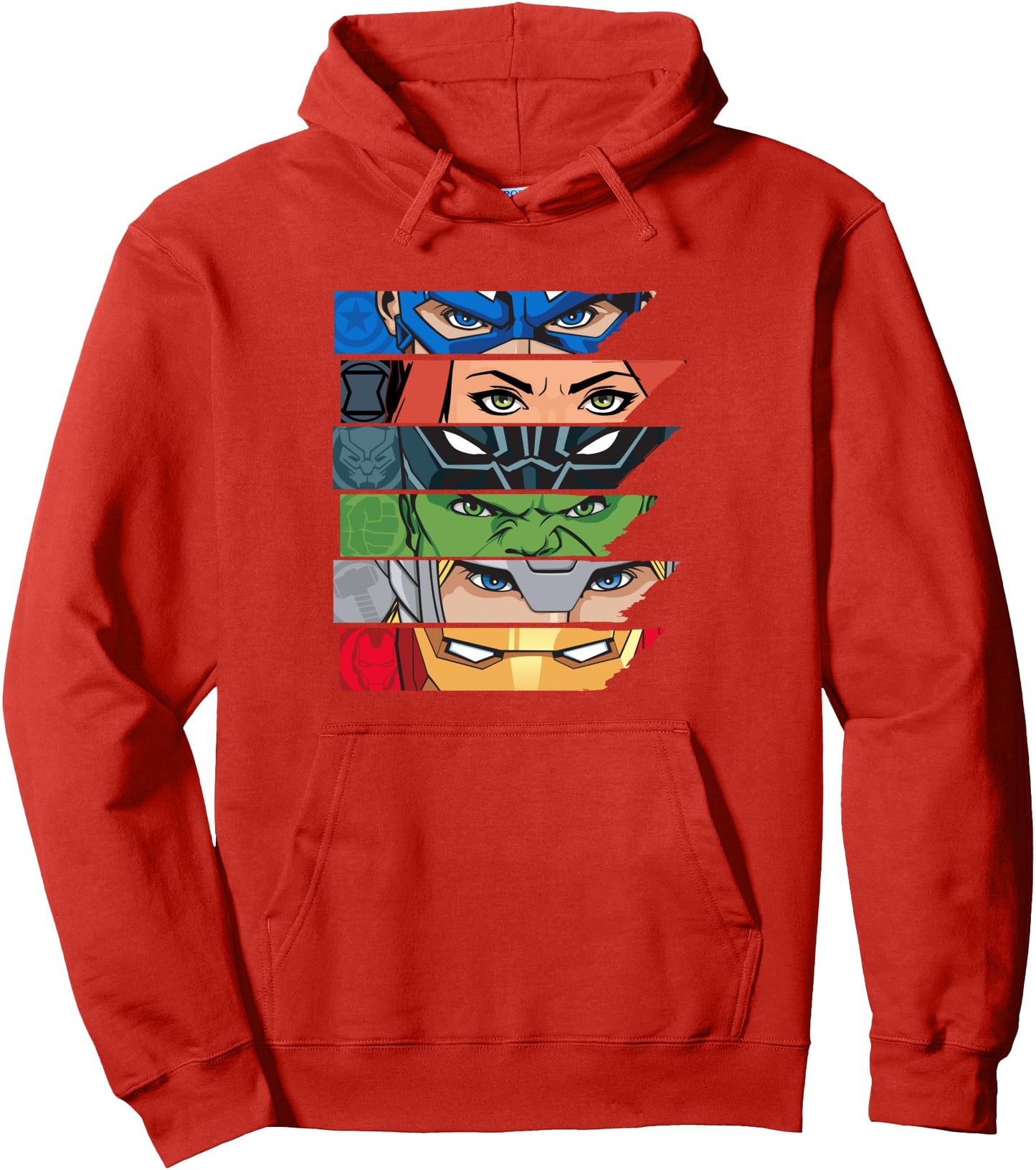 Marvel Avengers Super Hero Eyes Pullover Hoodie