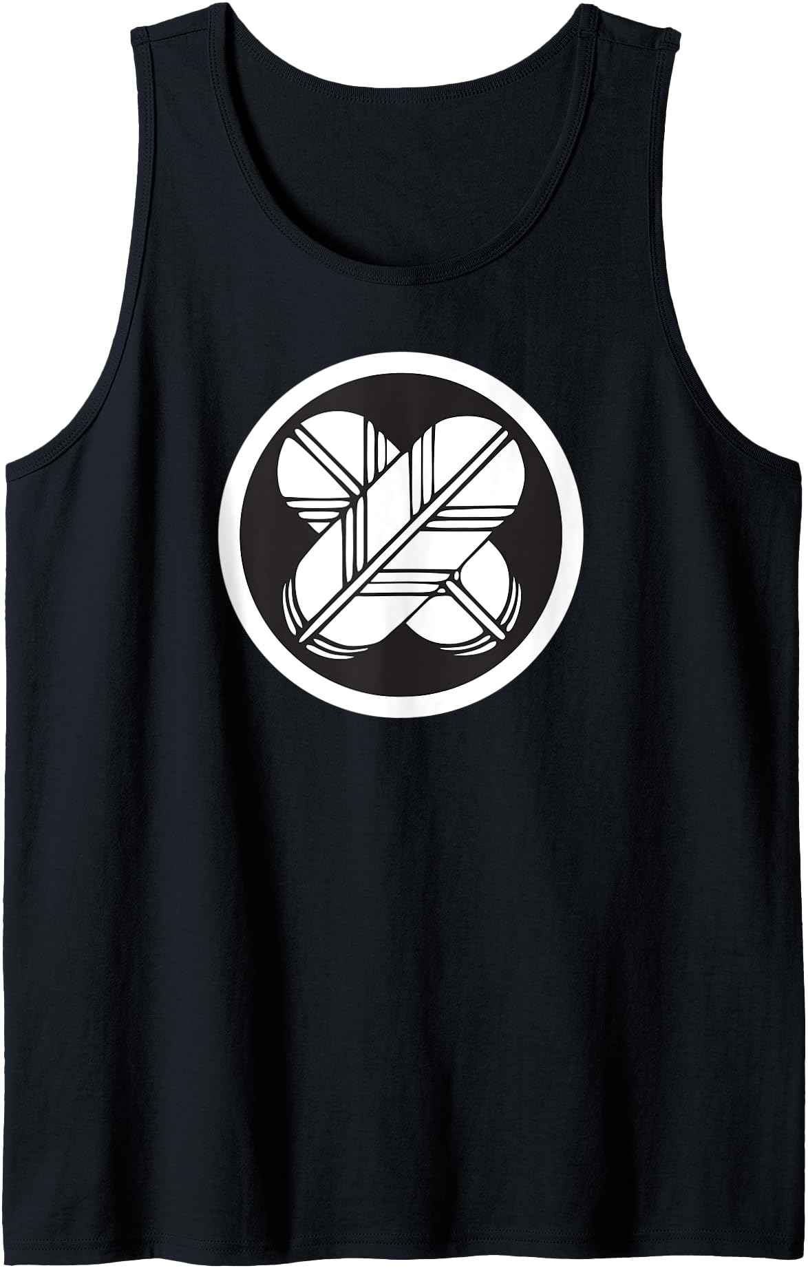 Takanoha no Mon Japanese Kamon Feathers Tank Top