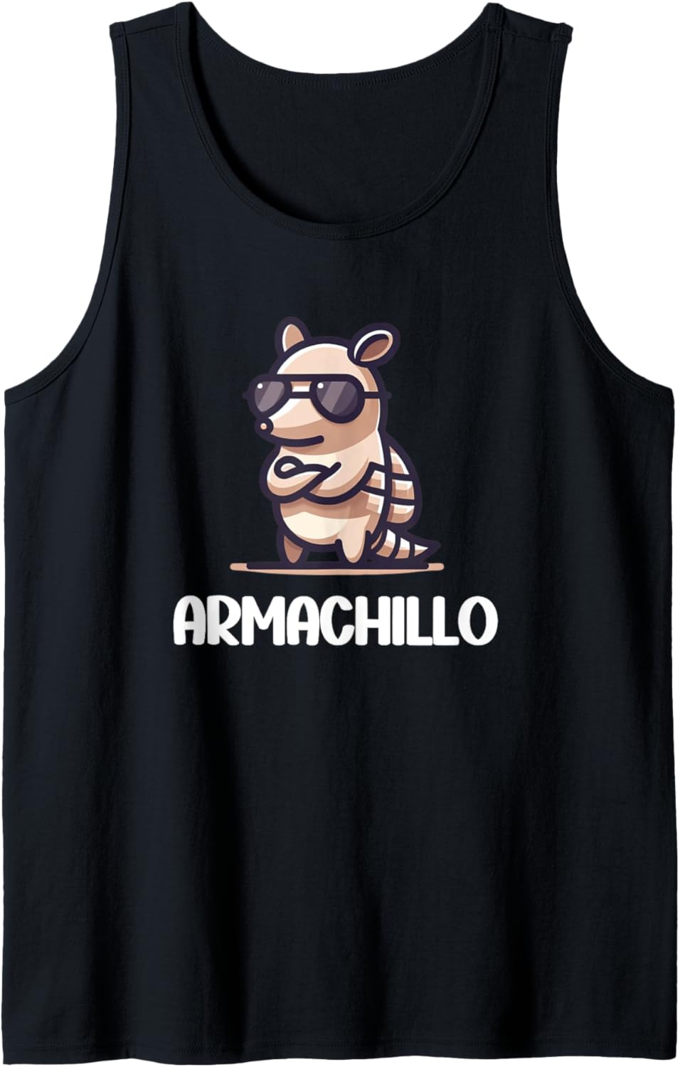 Cute Chibi Armadillo Armachillo Kids Boys Girls Tank Top