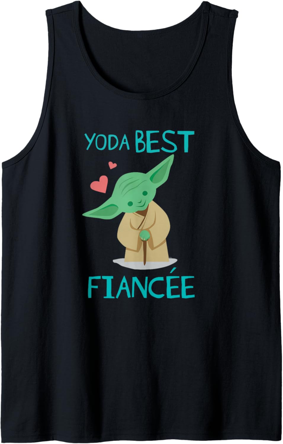 Star Wars Yoda Best Fiancée Yoda Chibi Portrait Family Tank Top