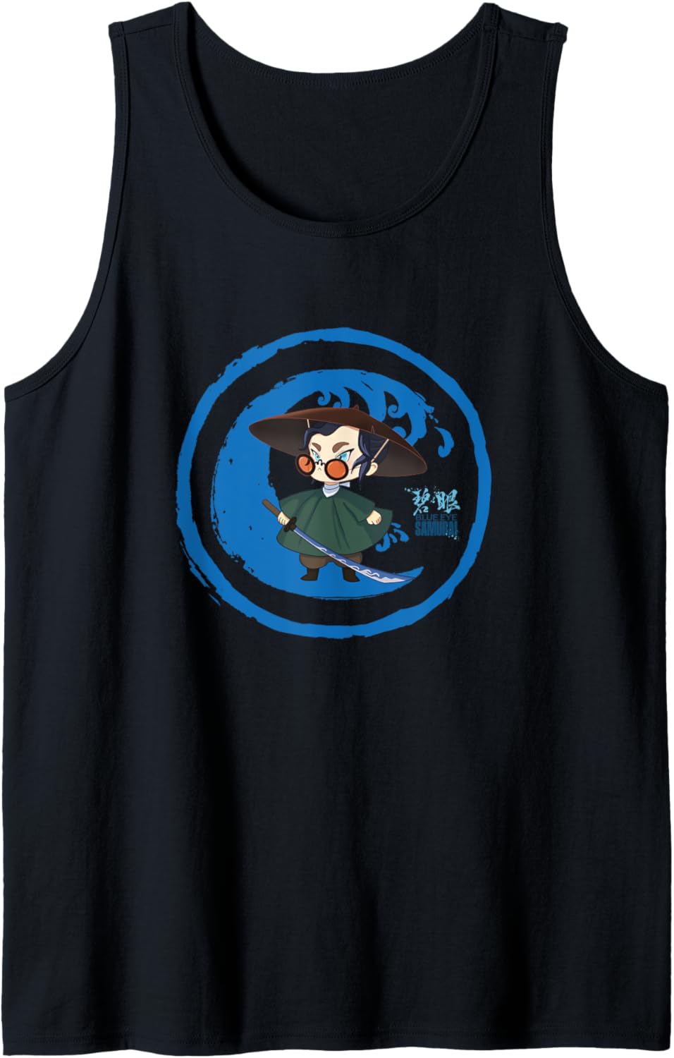 Netflix Blue Eye Samurai Chibi Mizu Water Portrait Tank Top
