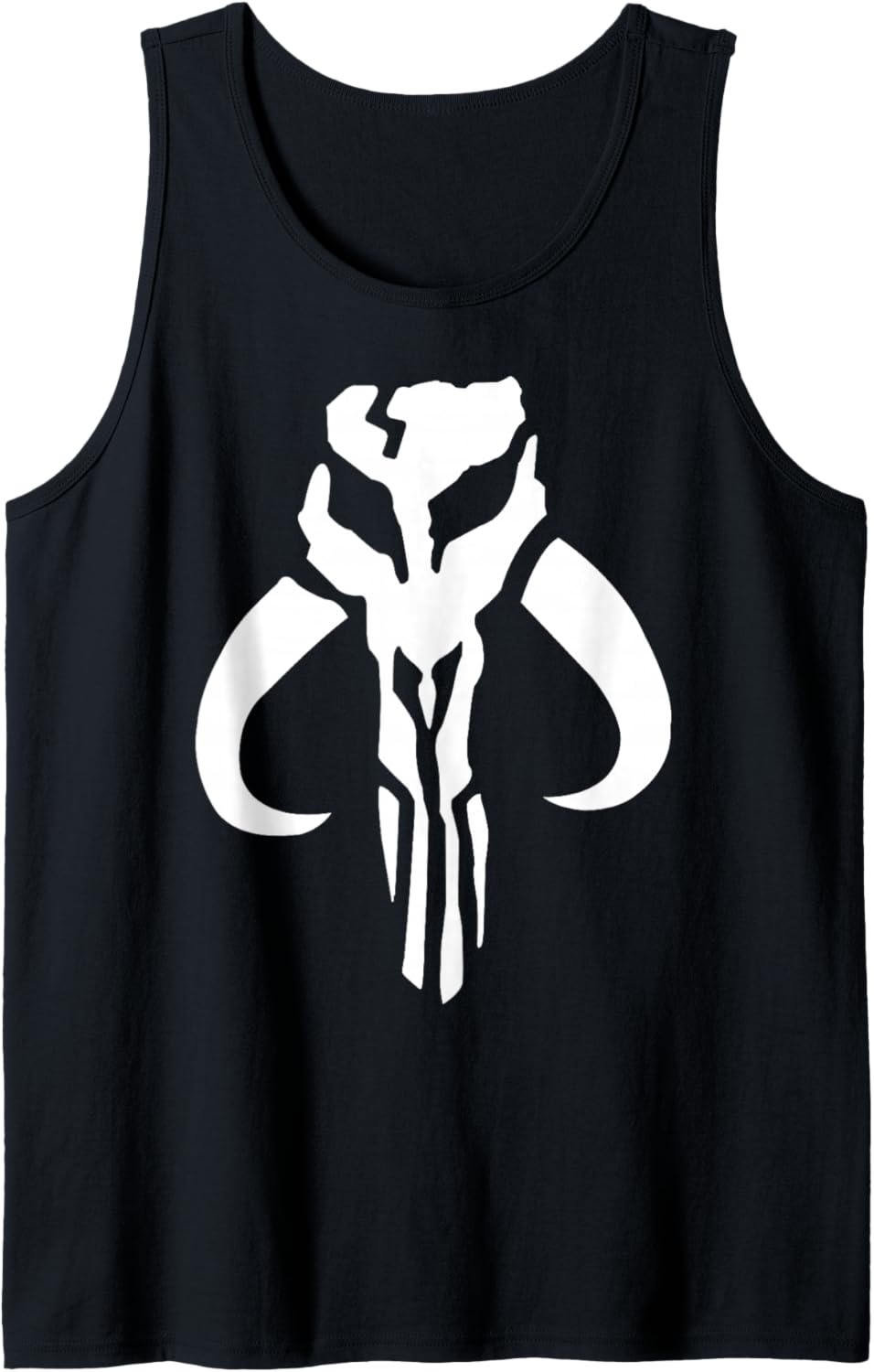 Star Wars Mandalorian Skull Logo Tank Top