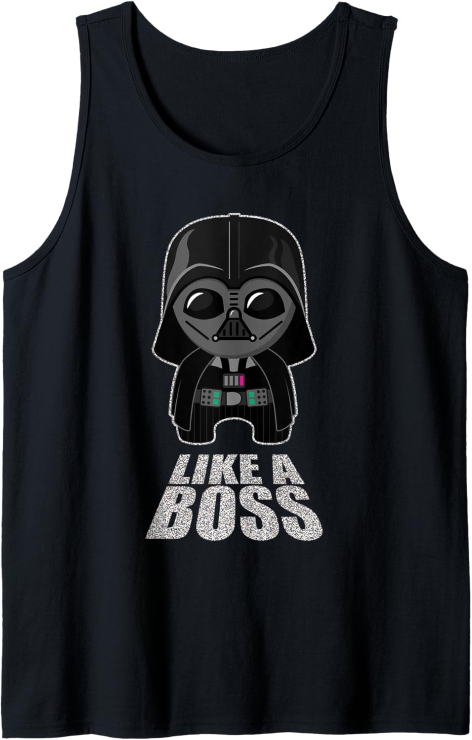 Star Wars Classic Like A Boss Chibi Darth Vader Portrait V2 Tank Top