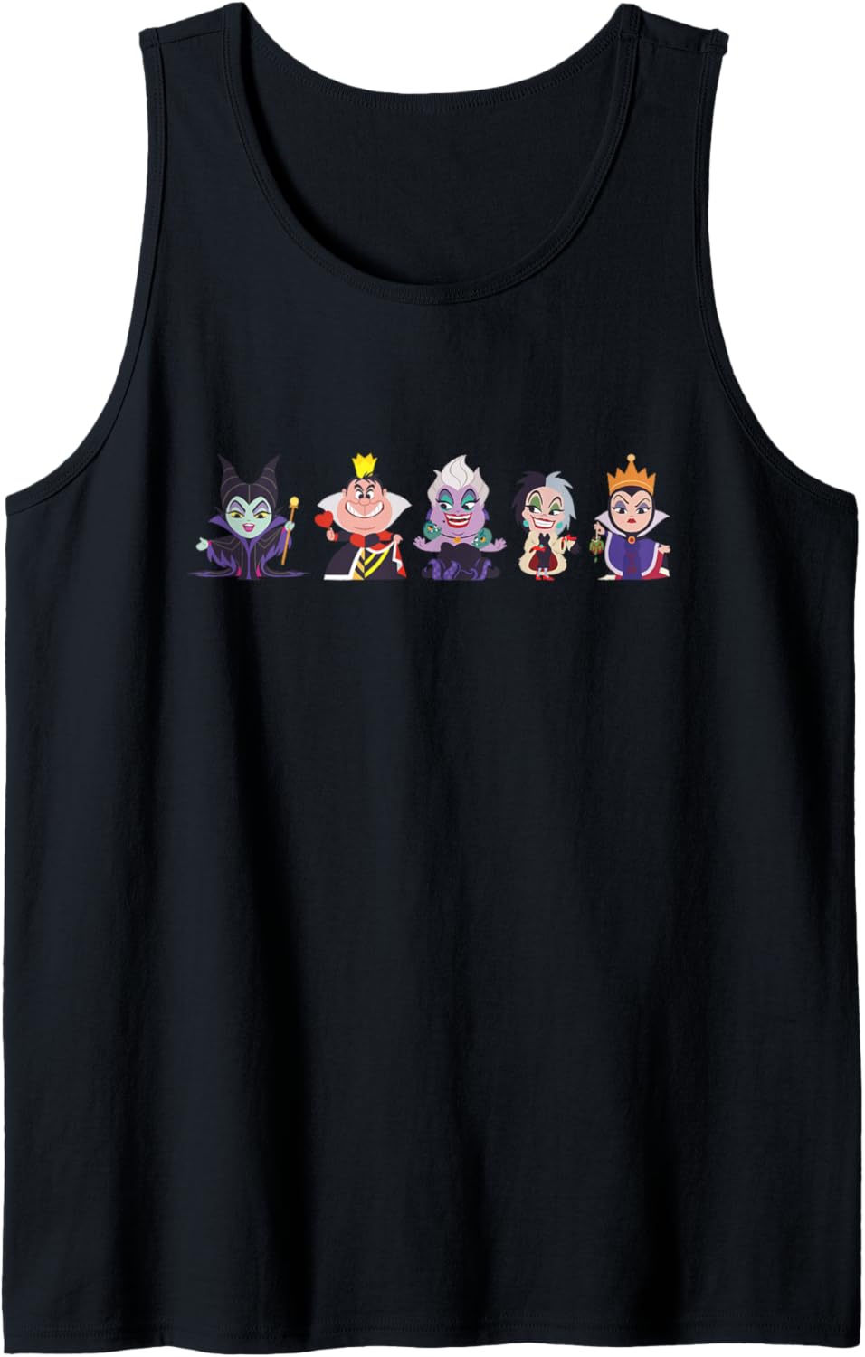 Disney Villains Kawaii Chibi Evil Queens Tank Top
