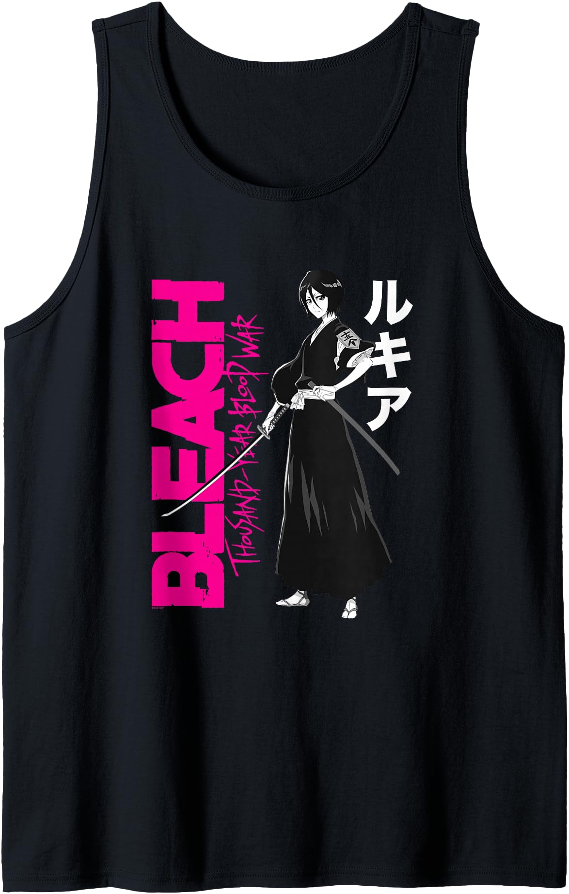Bleach: Thousand Year Blood War Rukia with Large Logo Anime Tank Top