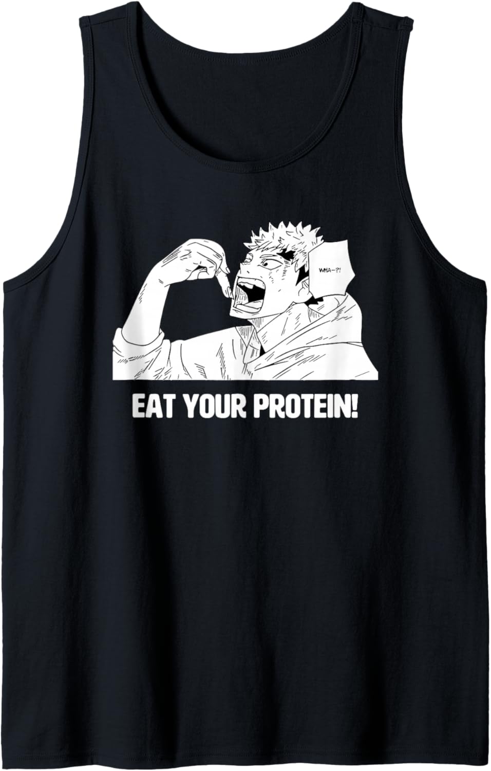 Eat Your Protein Anime Gym, Pump funny Tank Top