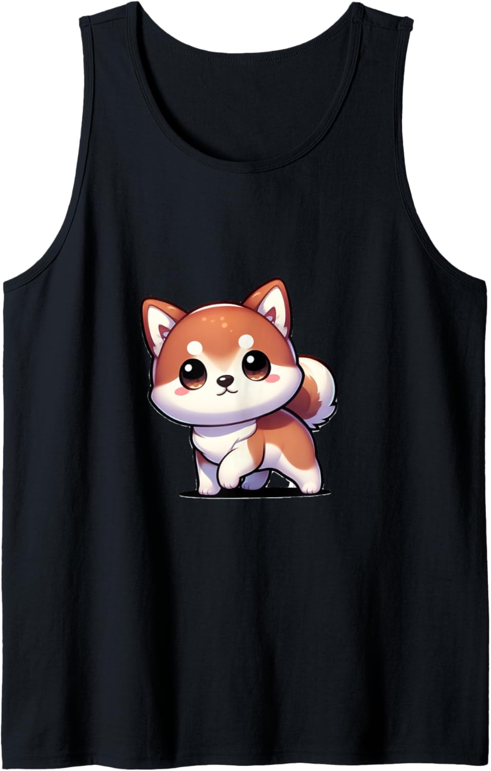 Cute Chibi Dog Shiba Inu Tank Top