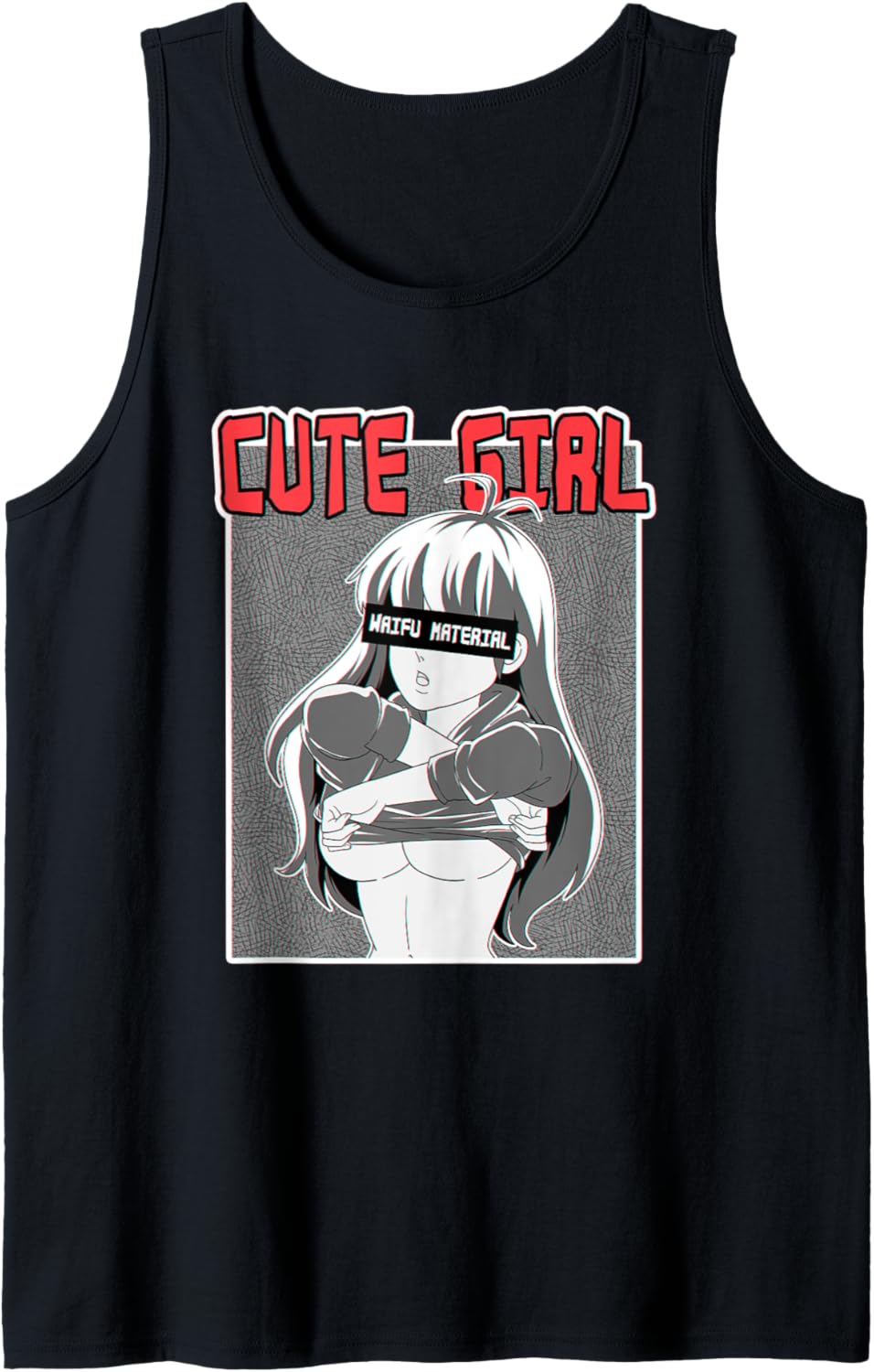 Waifu I Hentai I Otaku I Manga Anime Girl I Waifu Material Tank Top