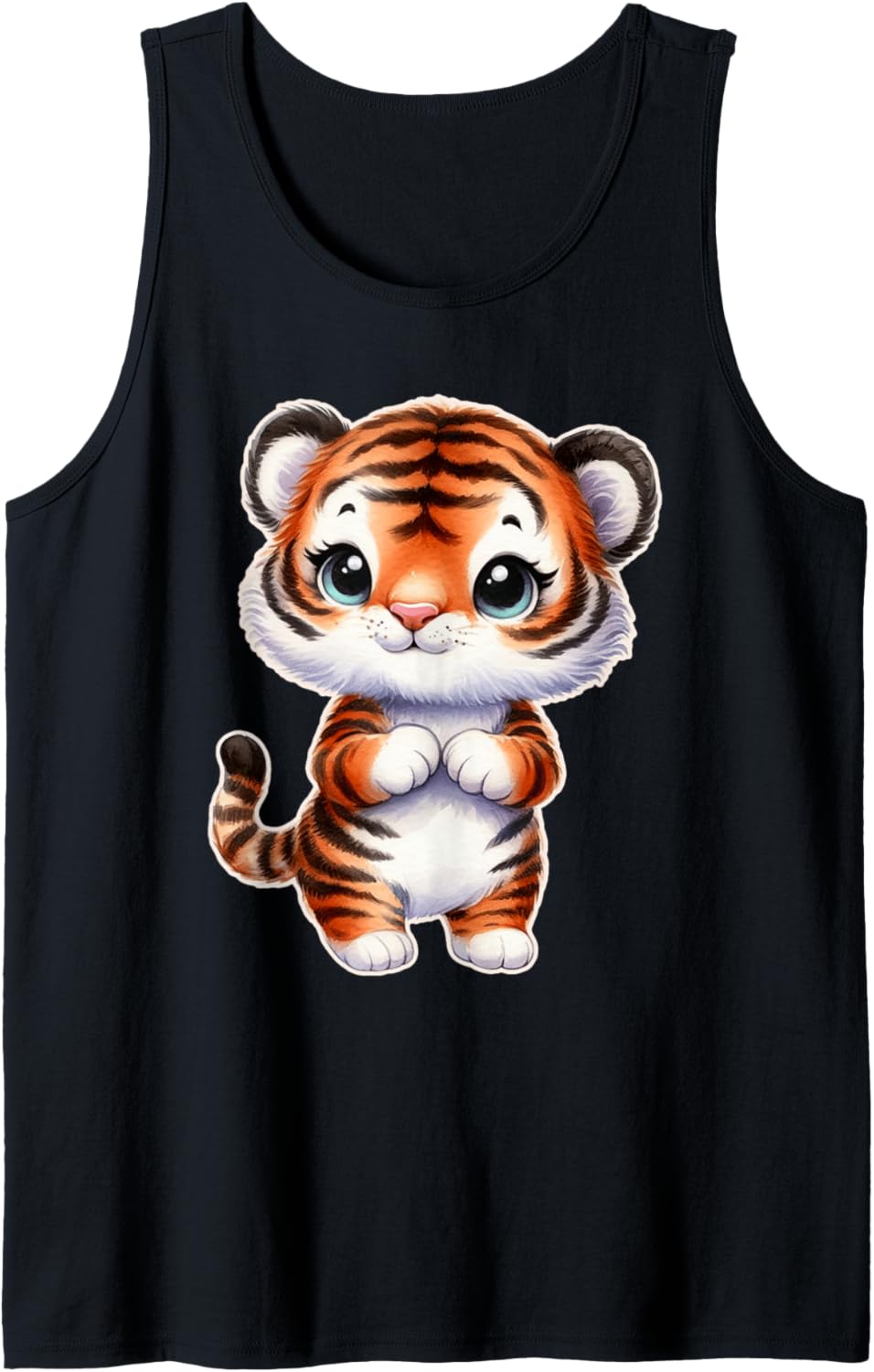 Tiger | Chibi Tiger Cub Tank Top