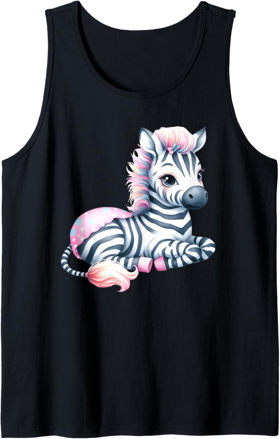 Chibi Zebra | Baby Zebra Tank Top