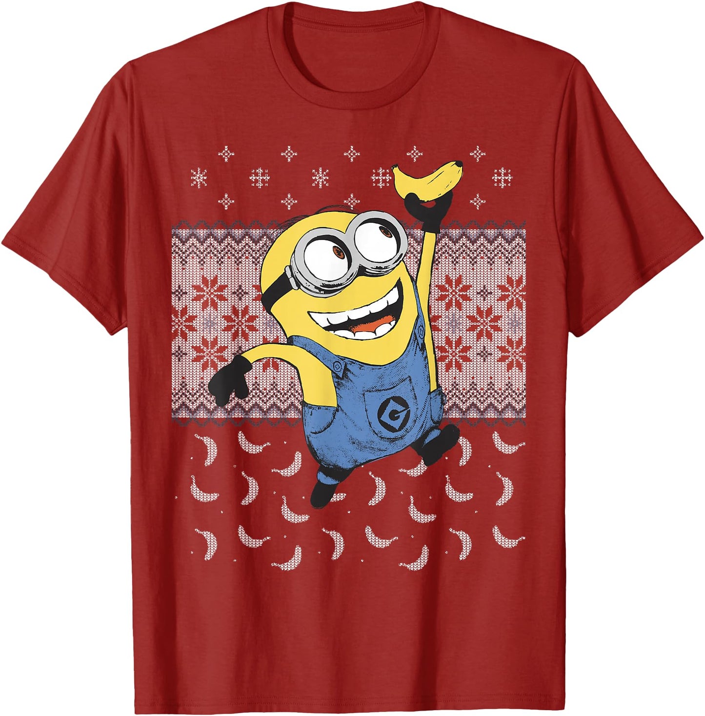 Despicable Me Minions Banana Ugly Christmas T-Shirt