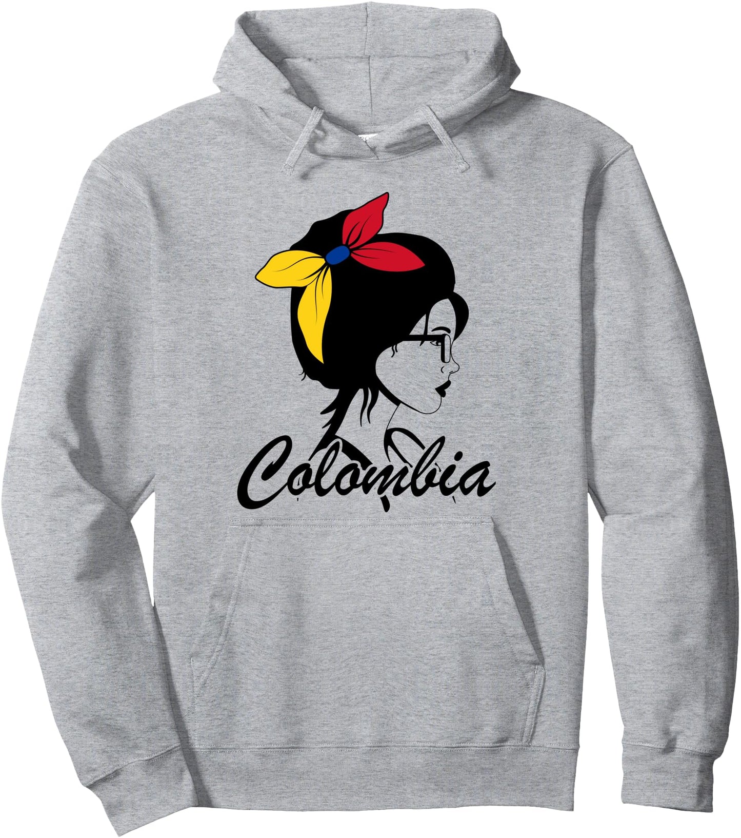 Colombia Girl Colombian Mujer Colombiana flag Pullover Hoodie