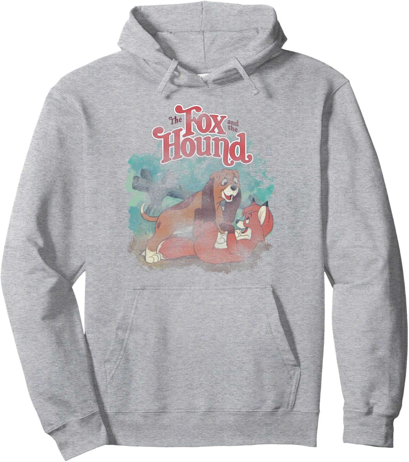 Disney The Fox and the Hound Vintage Classic Best Friends Pullover Hoodie