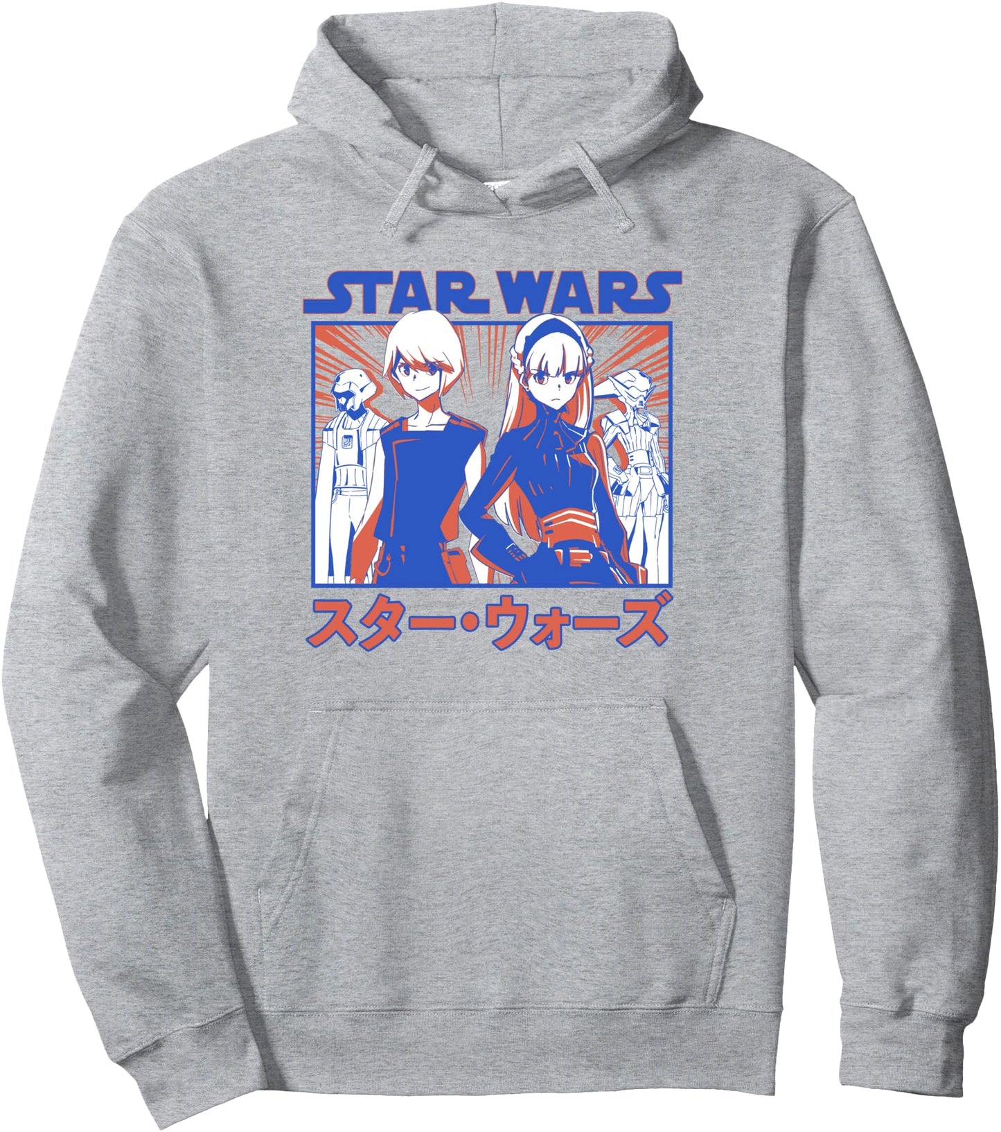 Star Wars Visions Anime Twins Pullover Hoodie