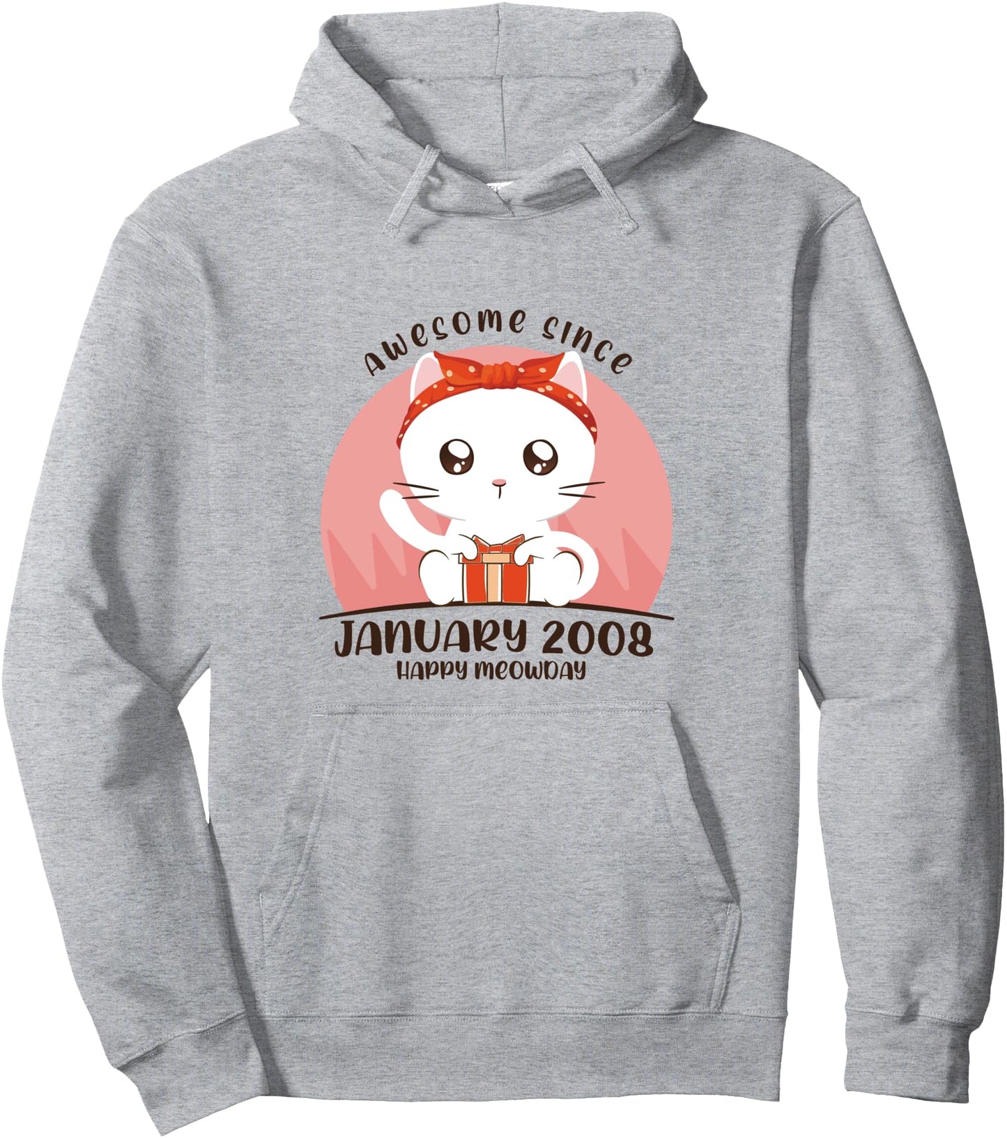 January 2008 - 15th Birthday - Japanese Anime Pullover Hoodie