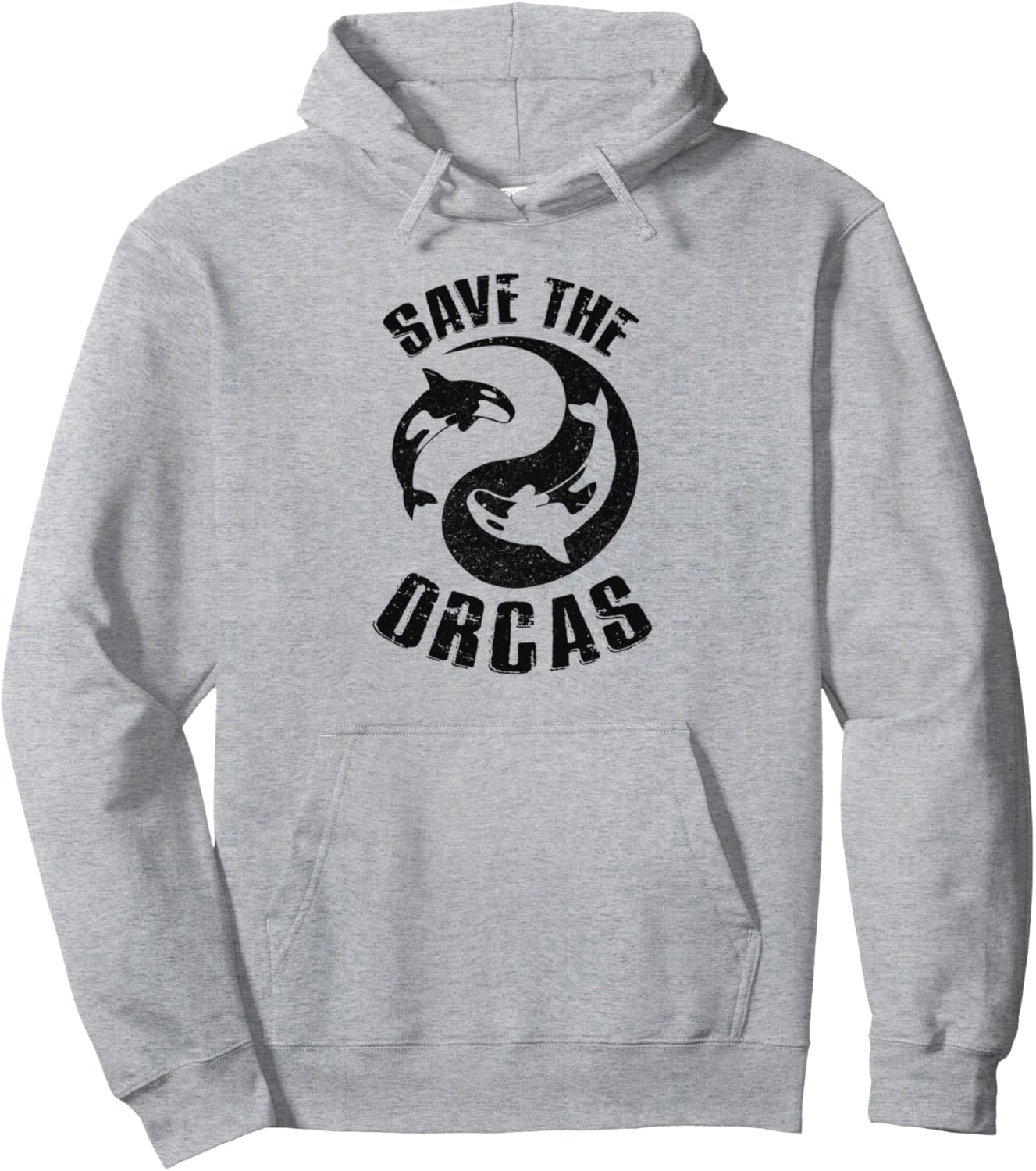 Save the Orcas Orca killer Whale Sea Panda Dive Design Pullover Hoodie