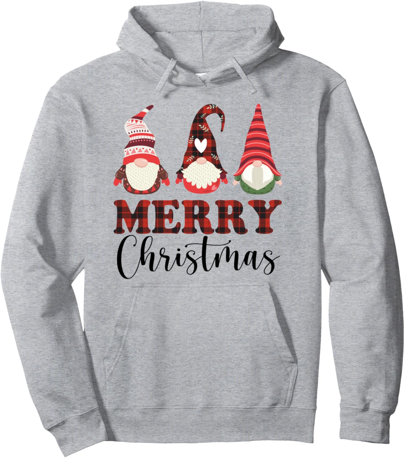 Cute Gnomes Merry Christmas Blouse Santas Tee Xmas Pullover Hoodie