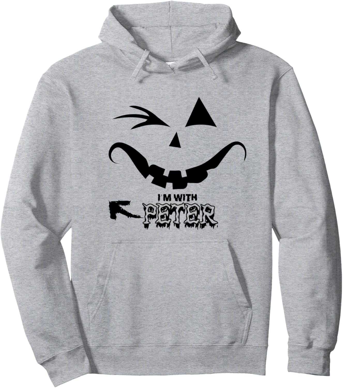I'm with Peter Peter Halloween Costume Pullover Hoodie