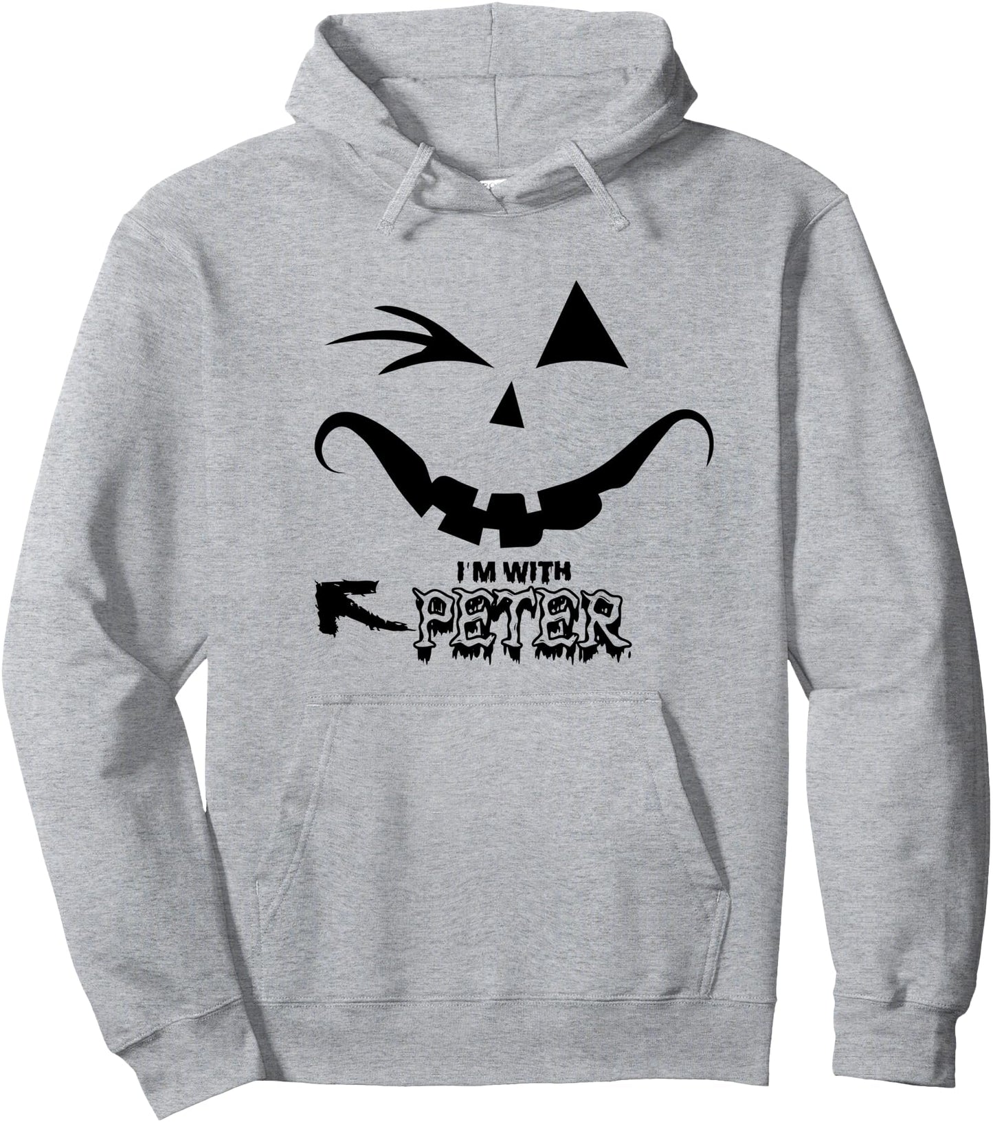 I'm with Peter Peter Halloween Costume Pullover Hoodie