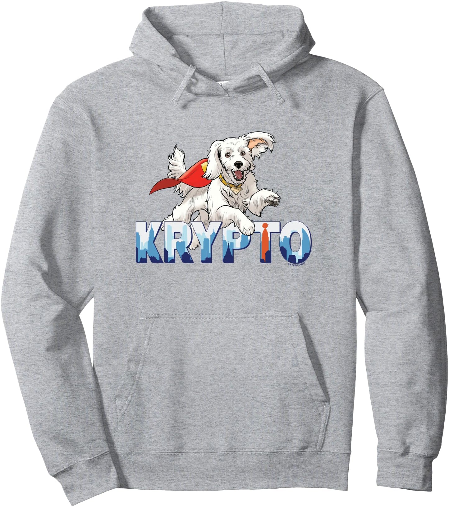 Superman (2025) Krypto The Superdog City Landscape Logo Pullover Hoodie