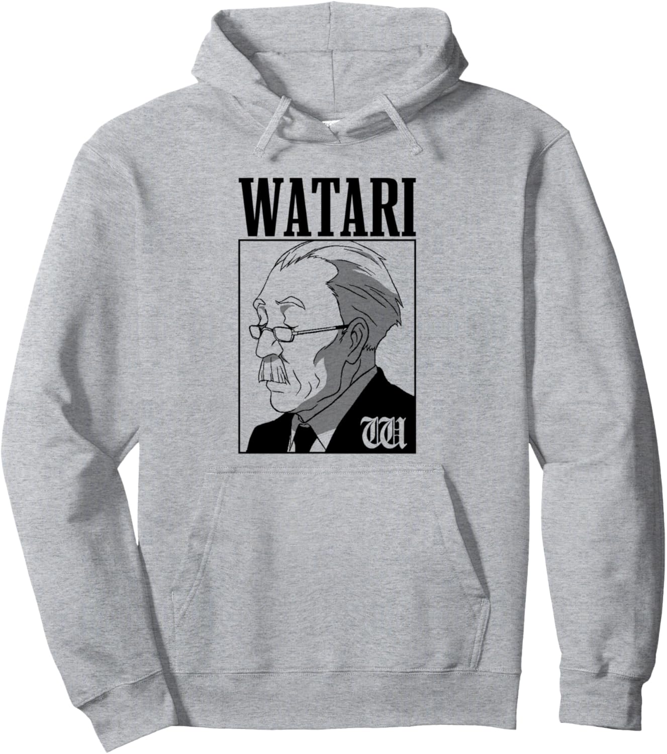 Death Note Watari Frame and Name Anime Pullover Hoodie