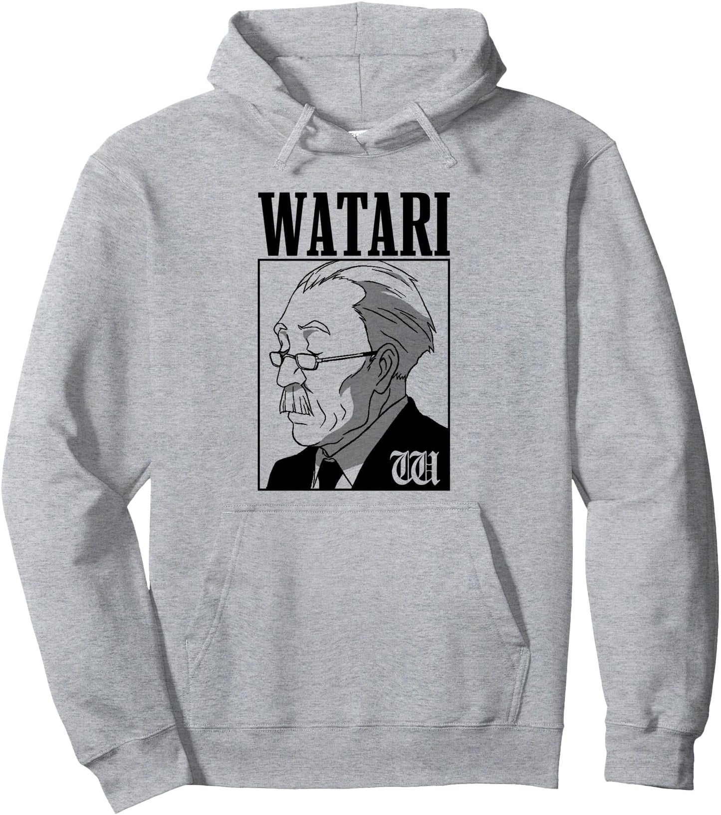 Death Note Watari Frame and Name Anime Pullover Hoodie