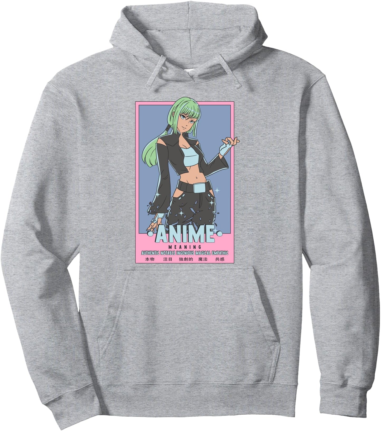 Authentic Notable Ingenious Magical Empathic Anime Meaning Pullover Hoodie