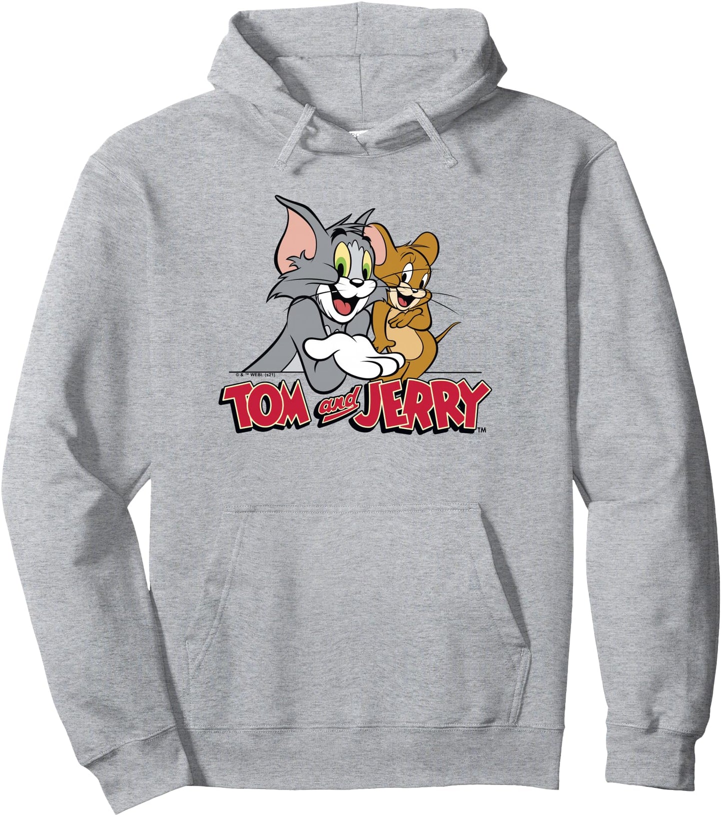 Tom and Jerry Best Buddies Logo Poster Pullover Hoodie